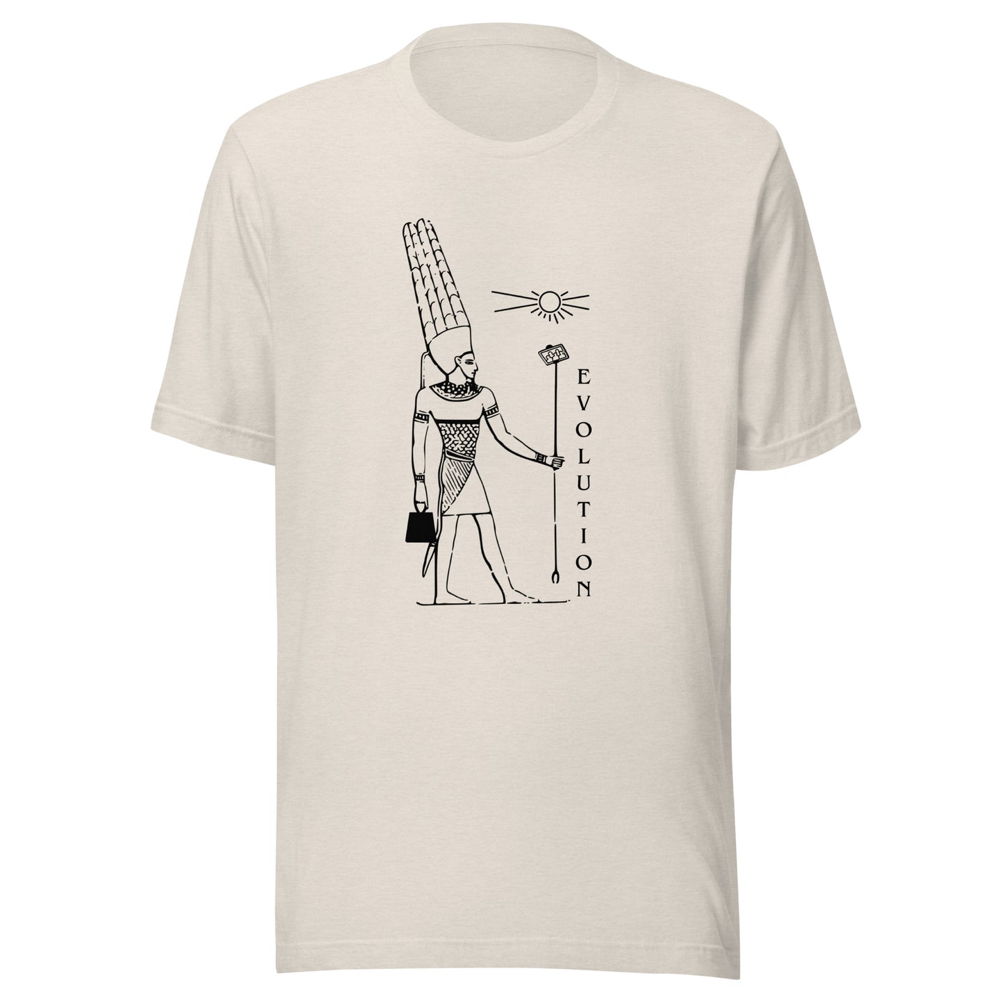 Egyptian Pharaoh Evolution Unisex t-shirt