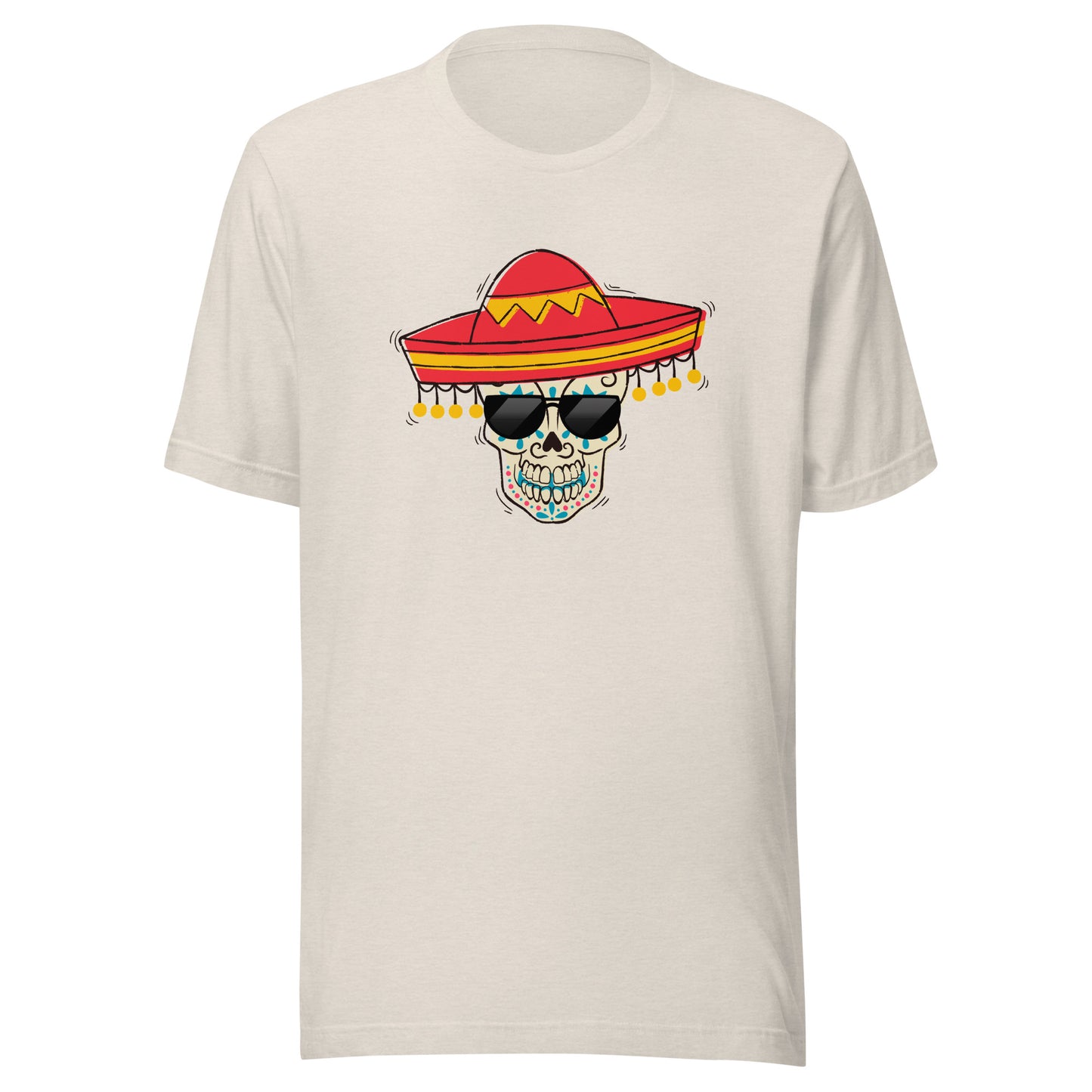 Sugar Skull Shades Unisex t-shirt