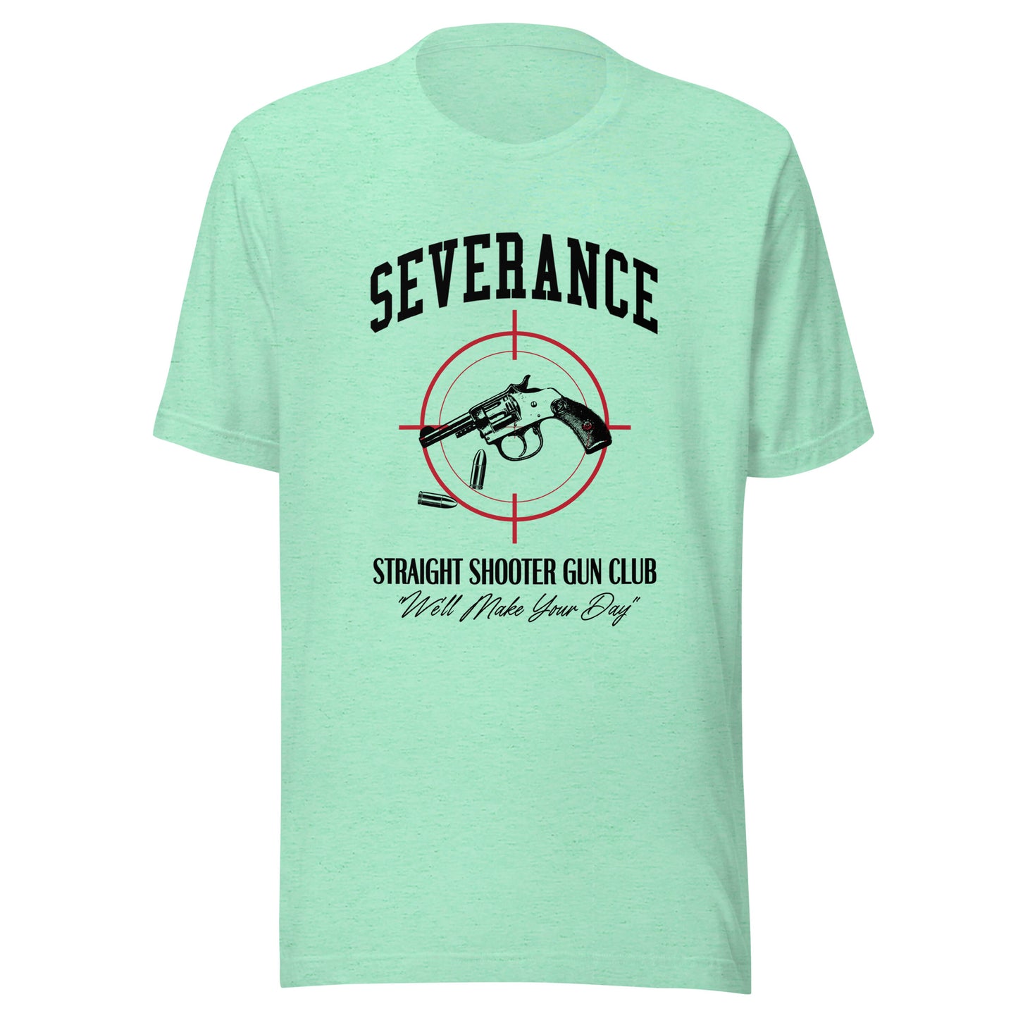 SEVERANCE Straight Shooter Gun Club Unisex t-shirt