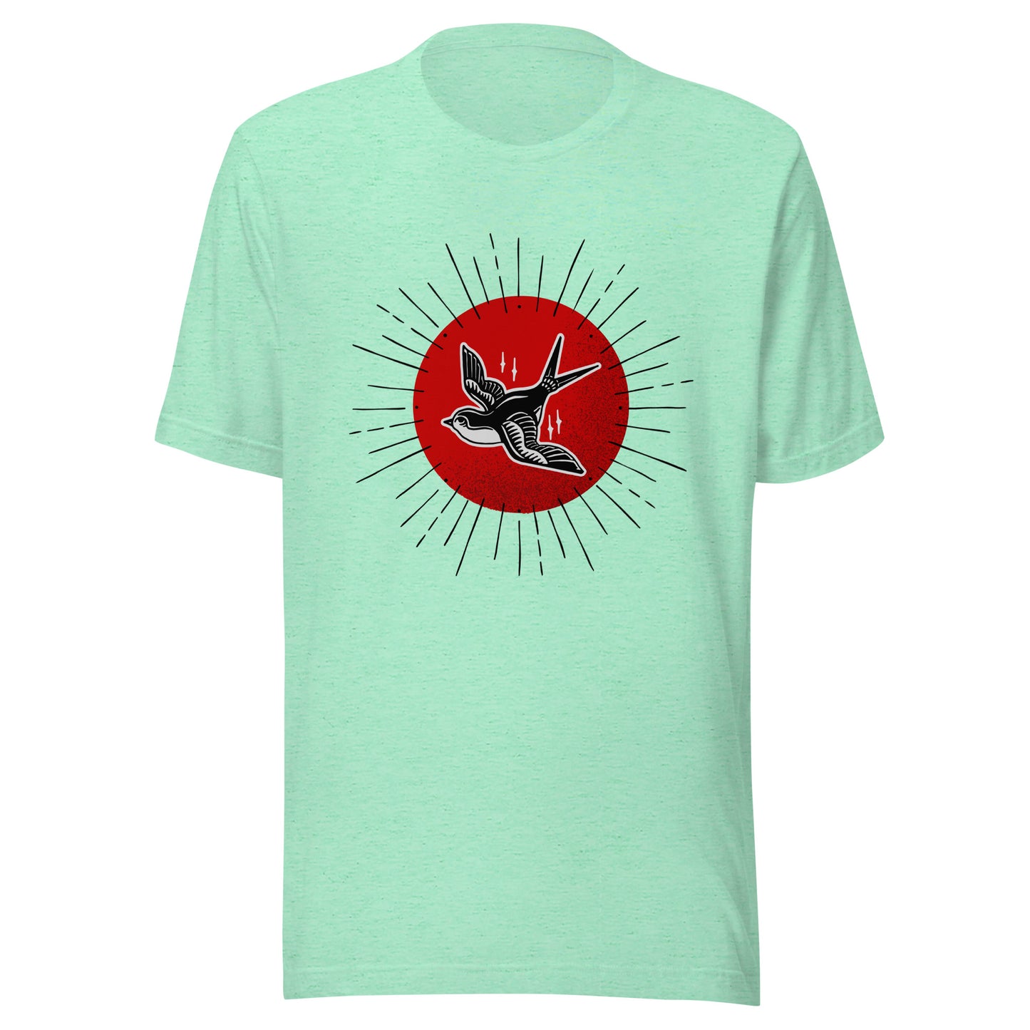 Red Sun Sparrow Unisex t-shirt