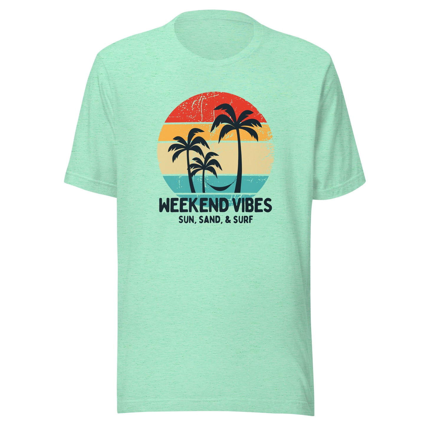 Weekend Vibes Sun Sand Surf Unisex t-shirt