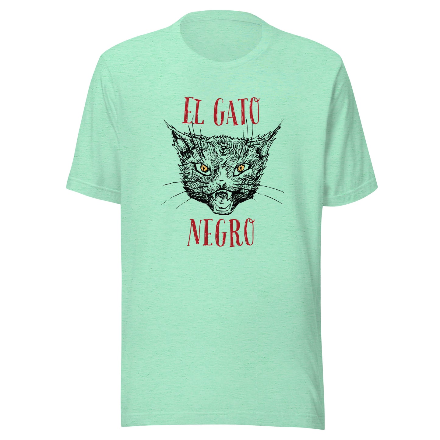 El Gato Negro illustration Unisex t-shirt