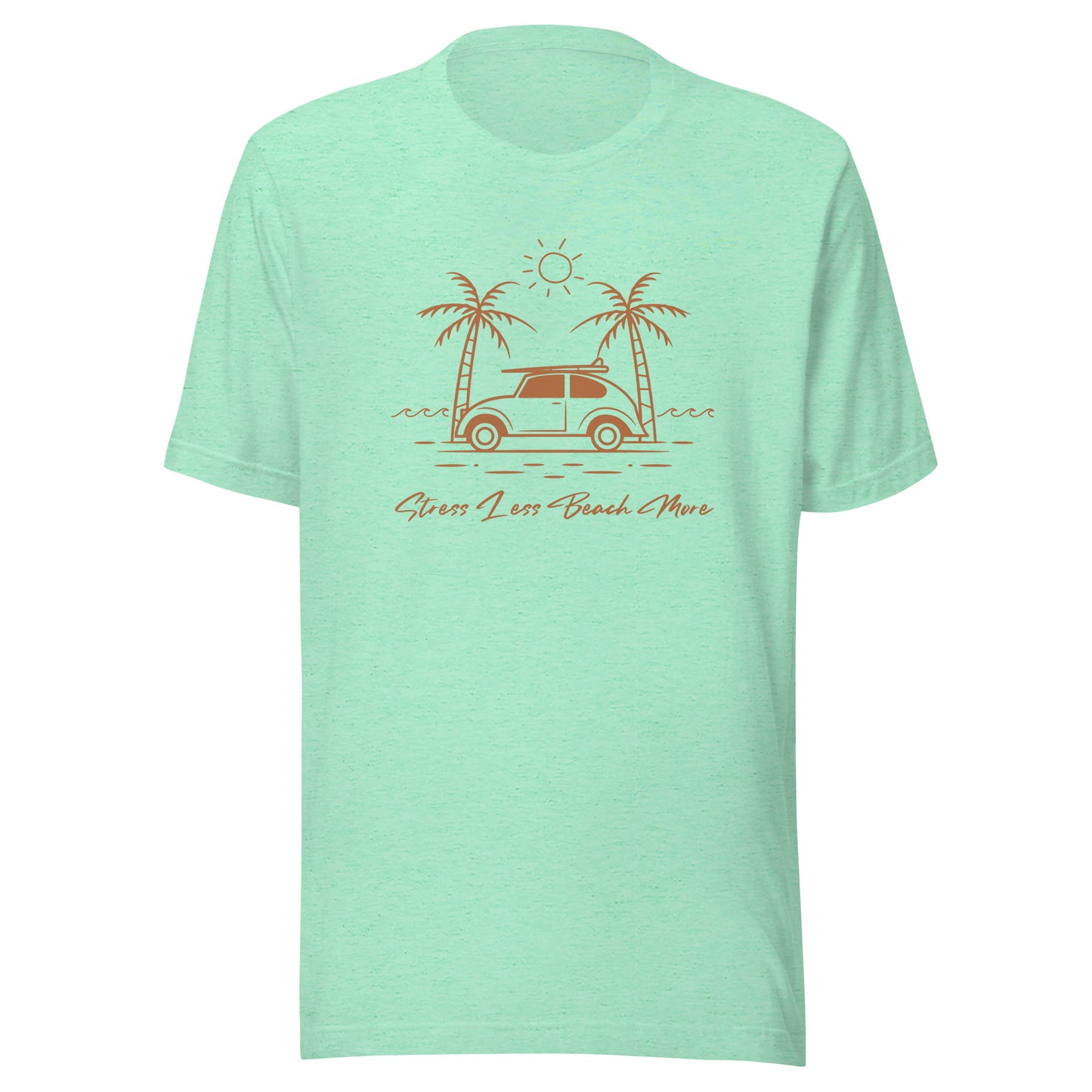 Stress Less Beach More Unisex t-shirt