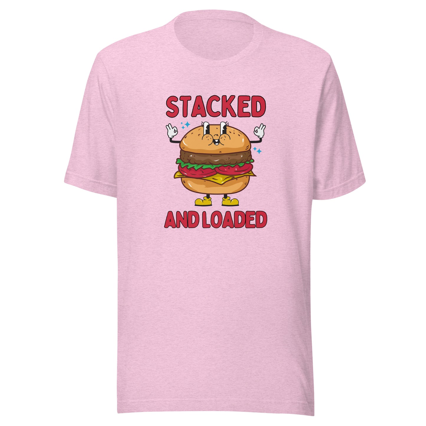 STACKED and LOADED burger boy Unisex t-shirt