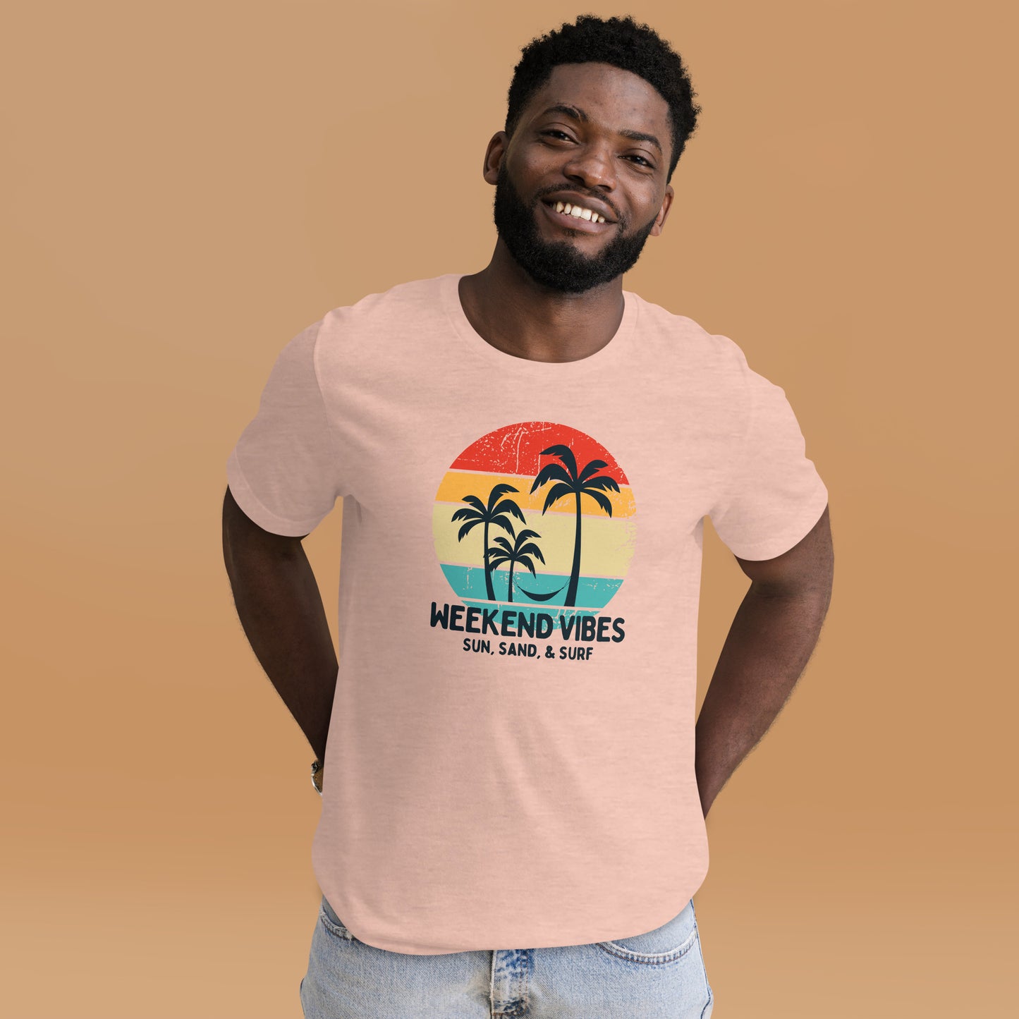 Weekend Vibes Sun Sand Surf Unisex t-shirt