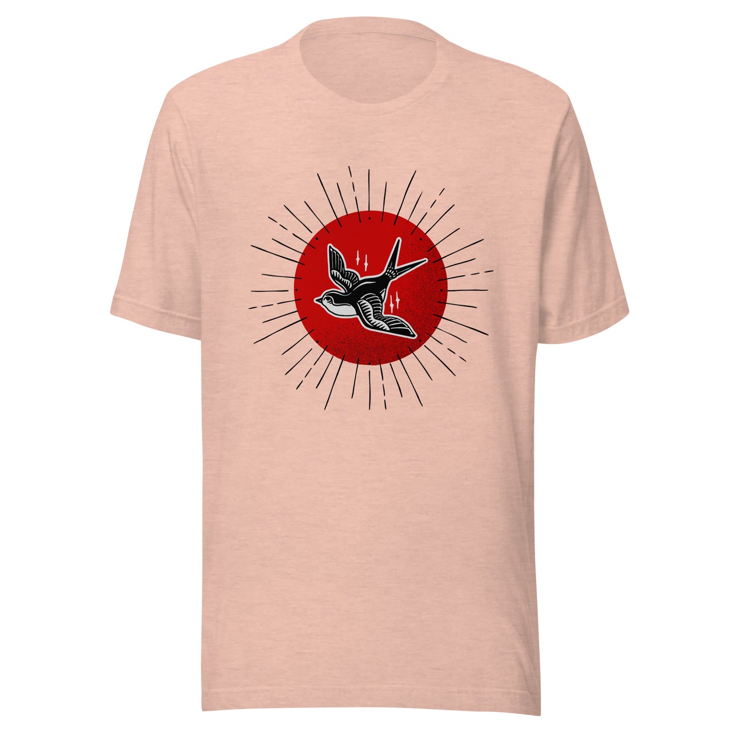 Red Sun Sparrow Unisex t-shirt