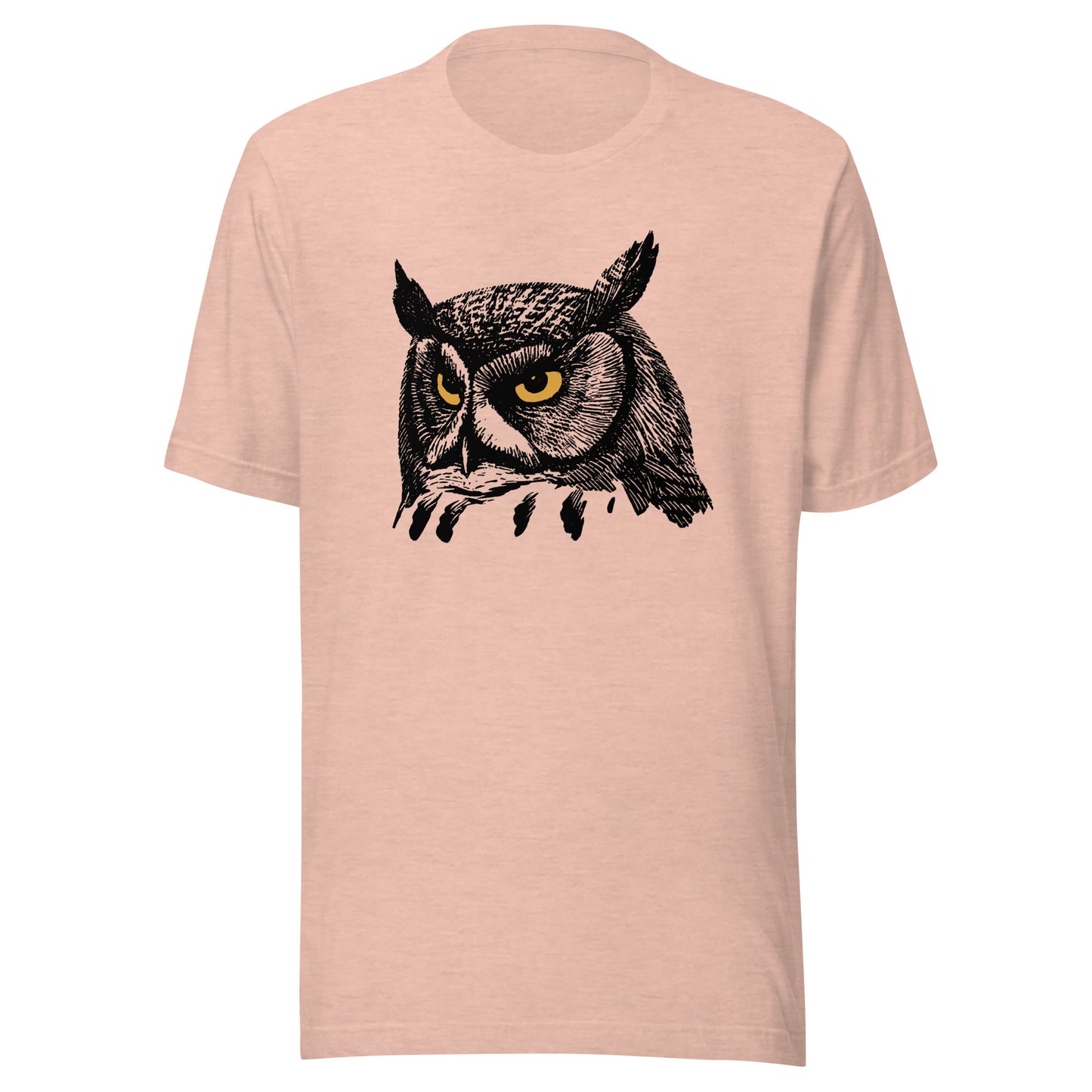 Golden Eye Owl Unisex t-shirt