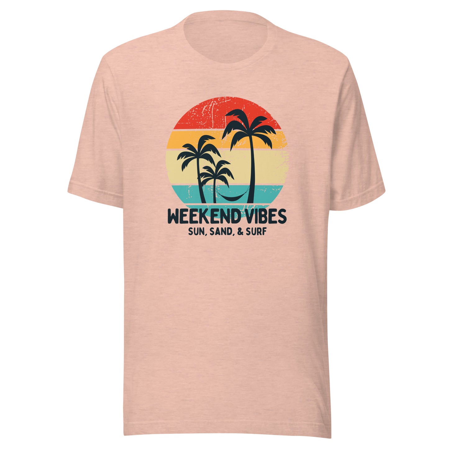 Weekend Vibes Sun Sand Surf Unisex t-shirt