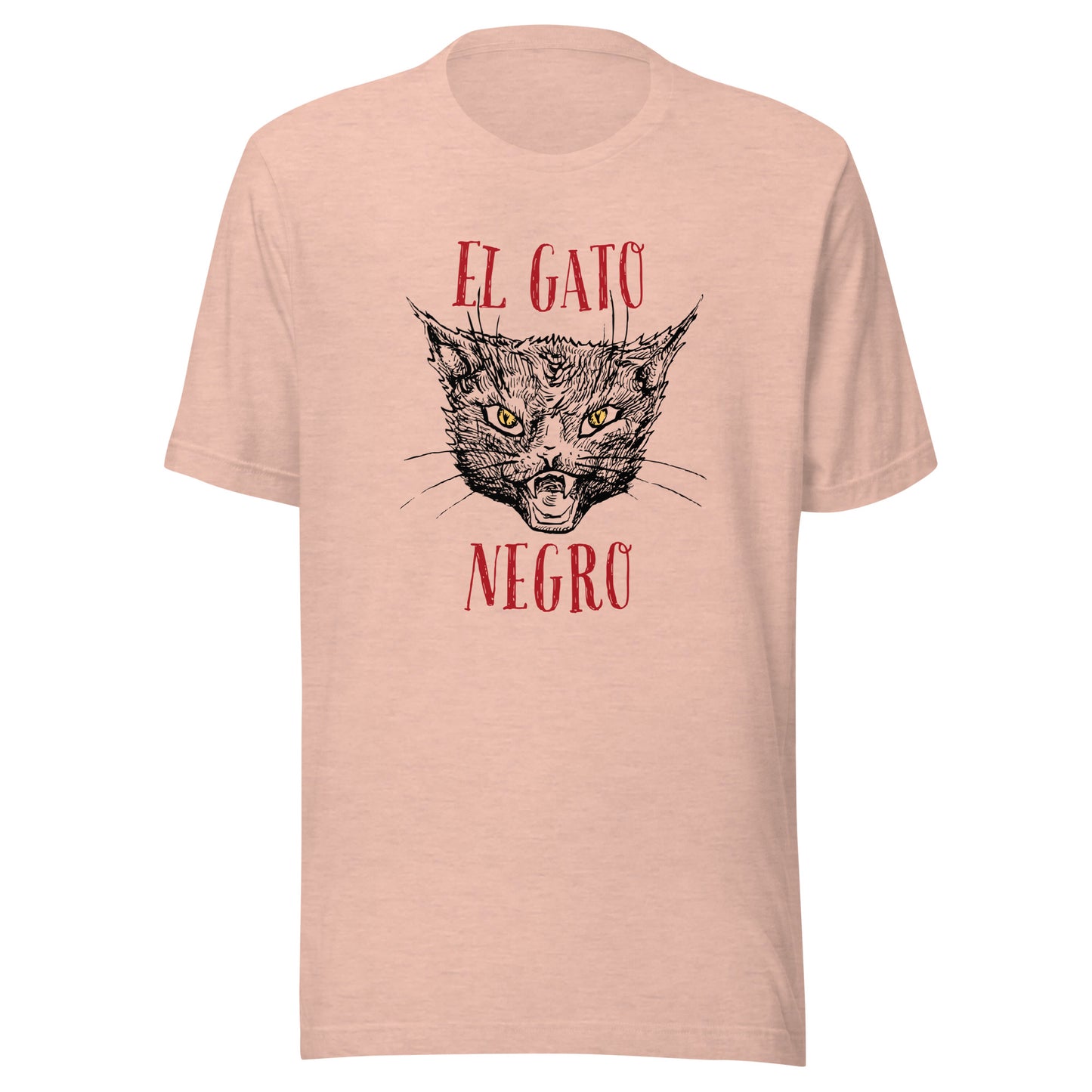El Gato Negro illustration Unisex t-shirt