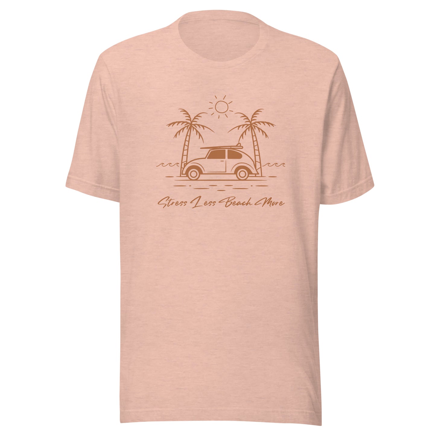 Stress Less Beach More Unisex t-shirt