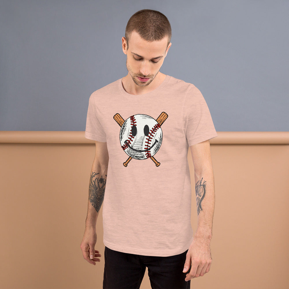 Smiley Baseball Unisex t-shirt