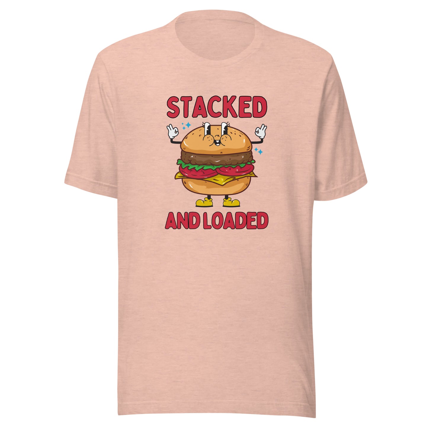 STACKED and LOADED burger boy Unisex t-shirt