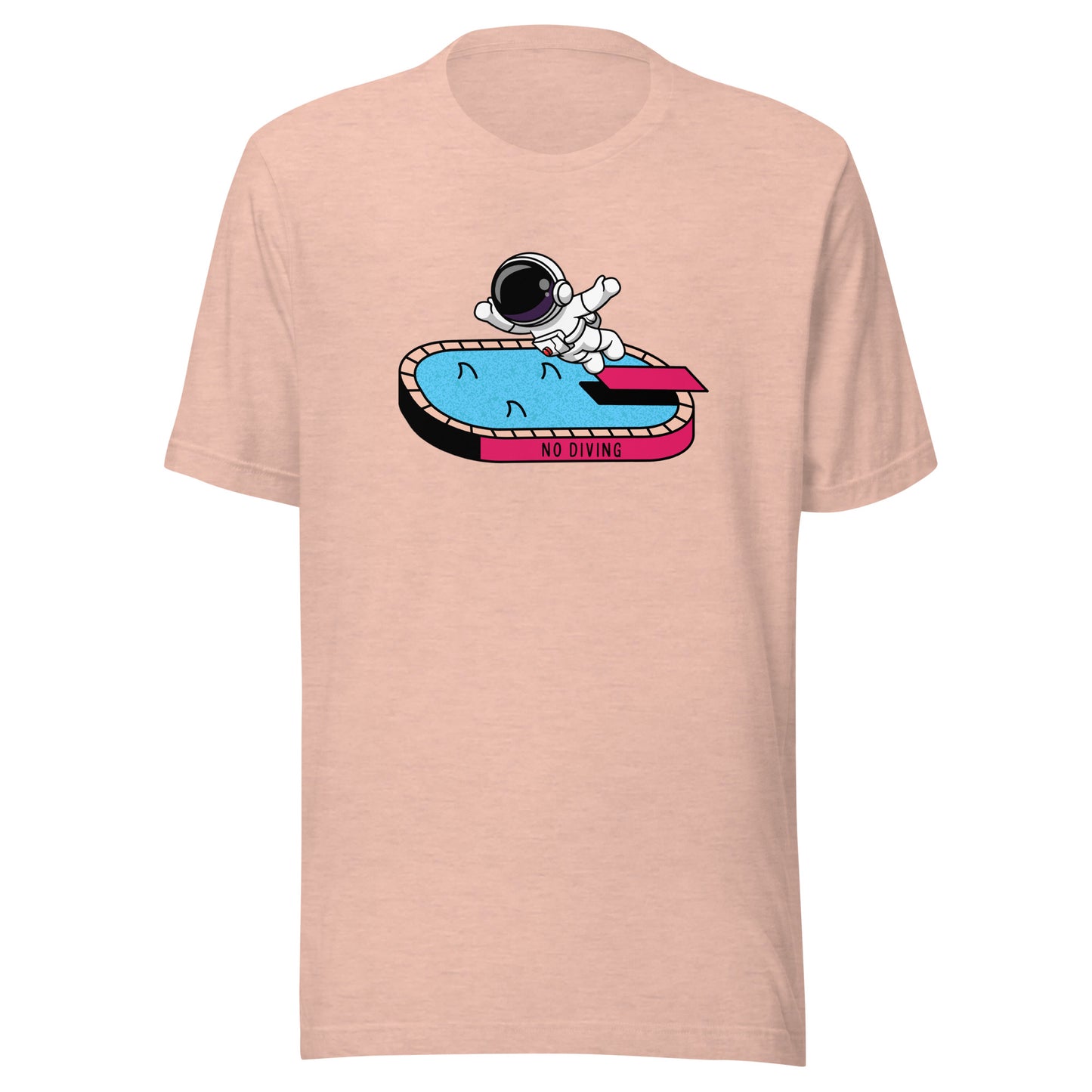 NO DIVING astronaut fun Unisex t-shirt