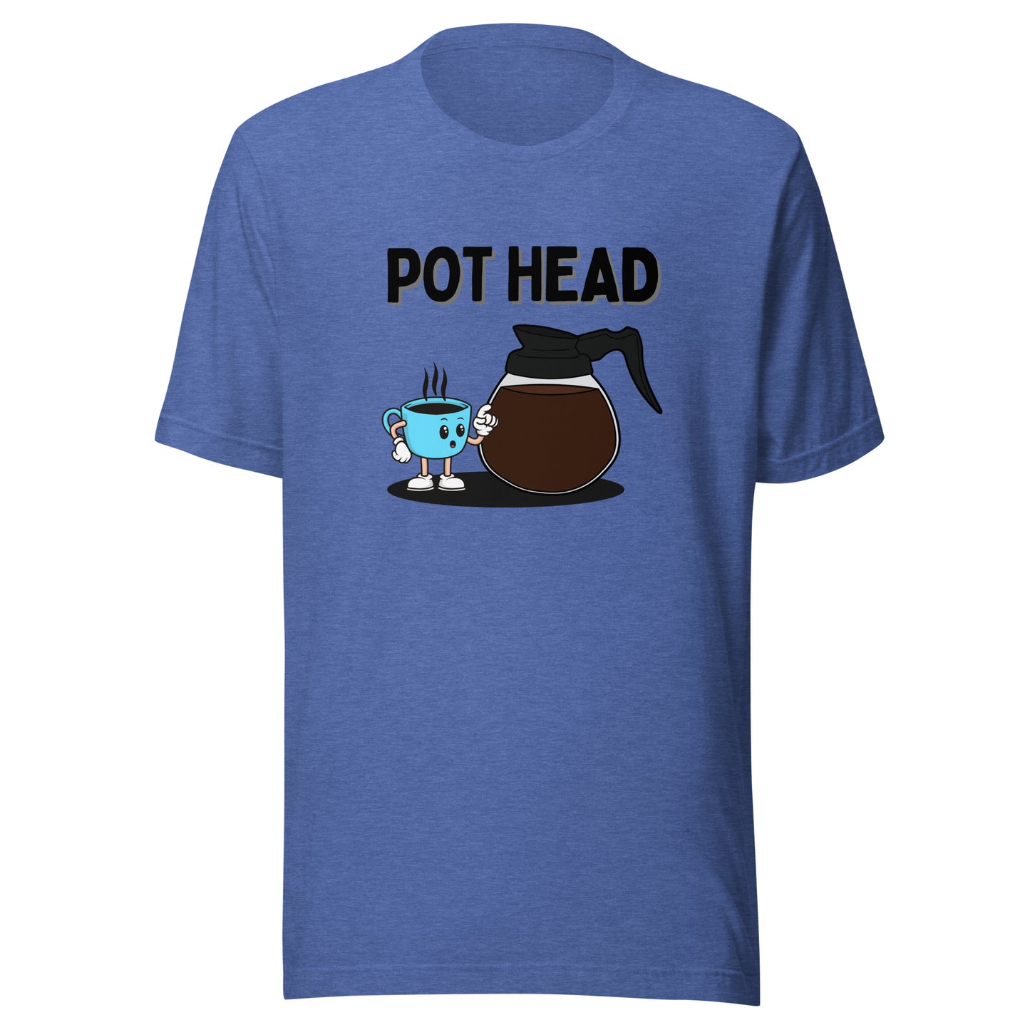Coffee Pot Head Unisex t-shirt