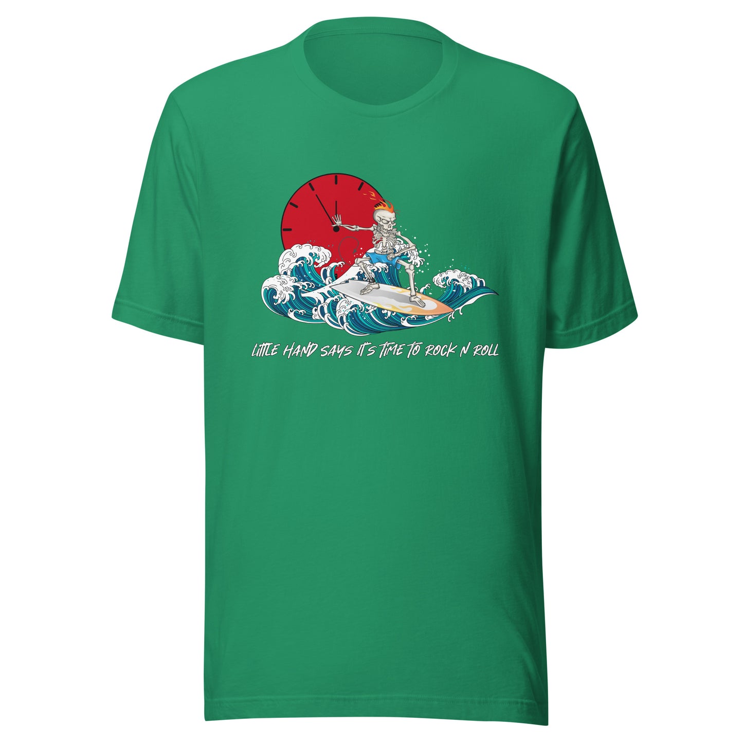 Little hand says it's time to Rock N Roll Unisex t-shirt