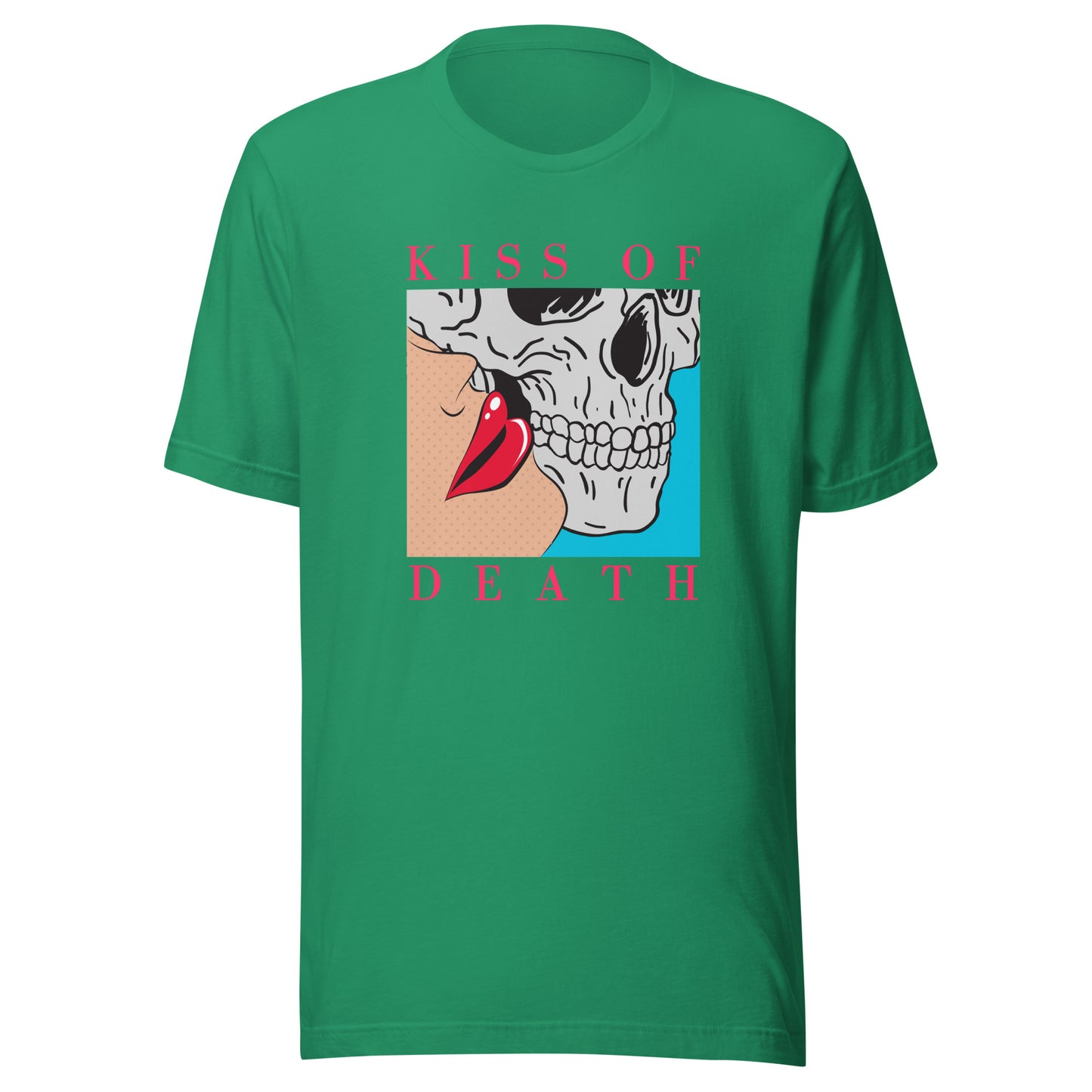 Kiss of Death pop art Unisex t-shirt