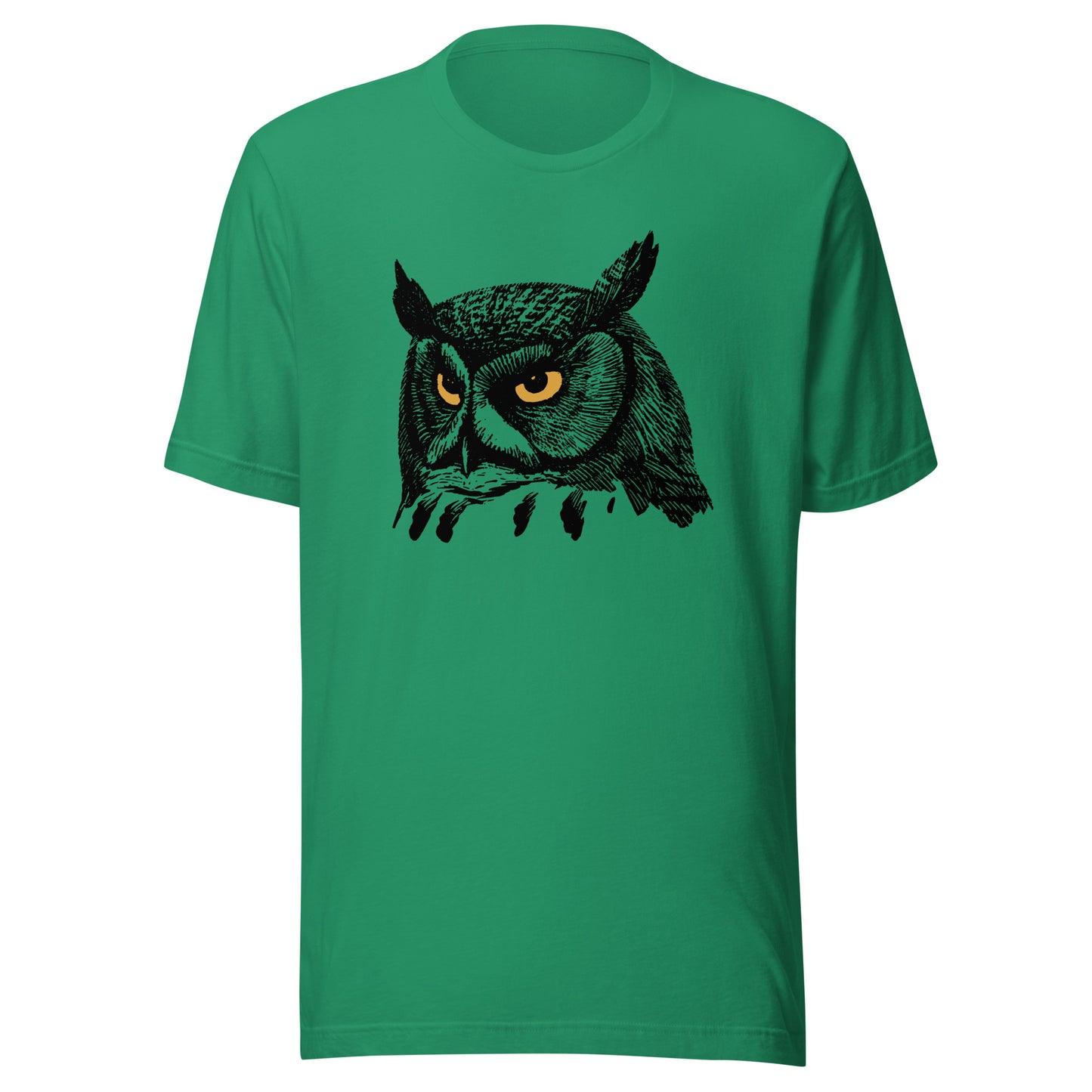 Golden Eye Owl Unisex t-shirt
