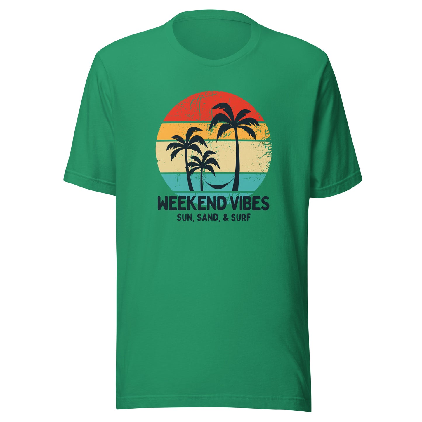 Weekend Vibes Sun Sand Surf Unisex t-shirt