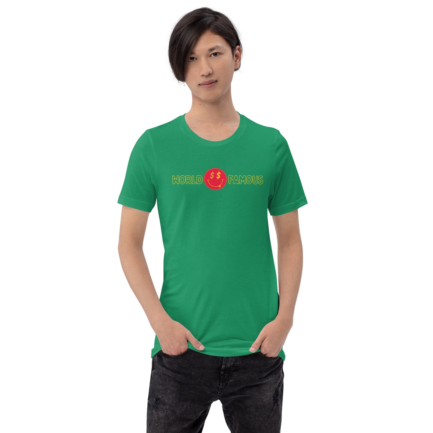 World Famous Smiley Unisex t-shirt
