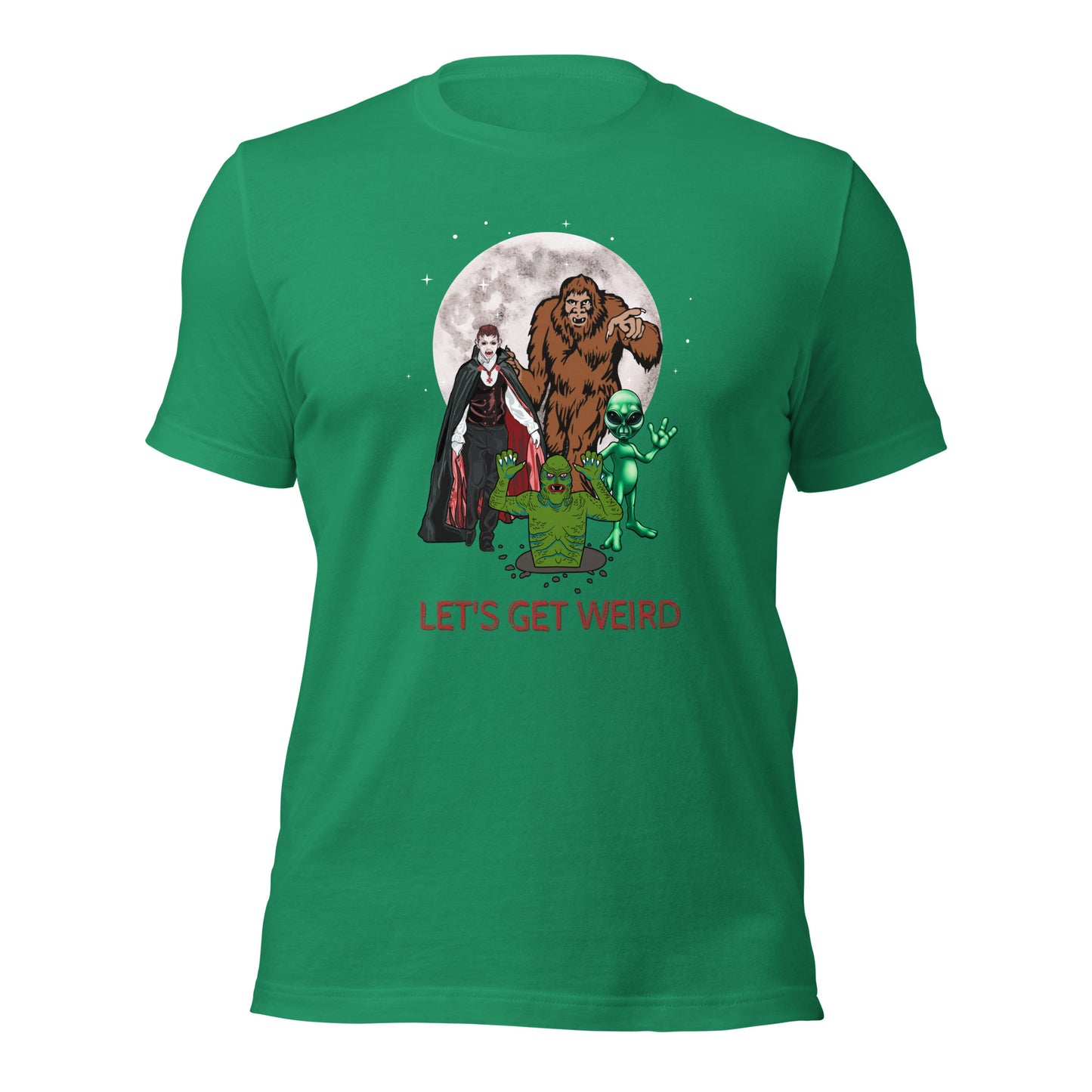 Let's Get Weird Monsters Unisex t-shirt