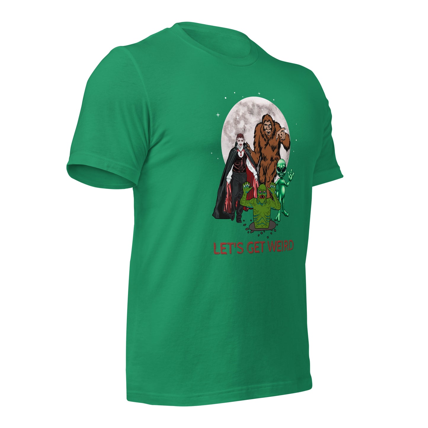 Let's Get Weird Monsters Unisex t-shirt