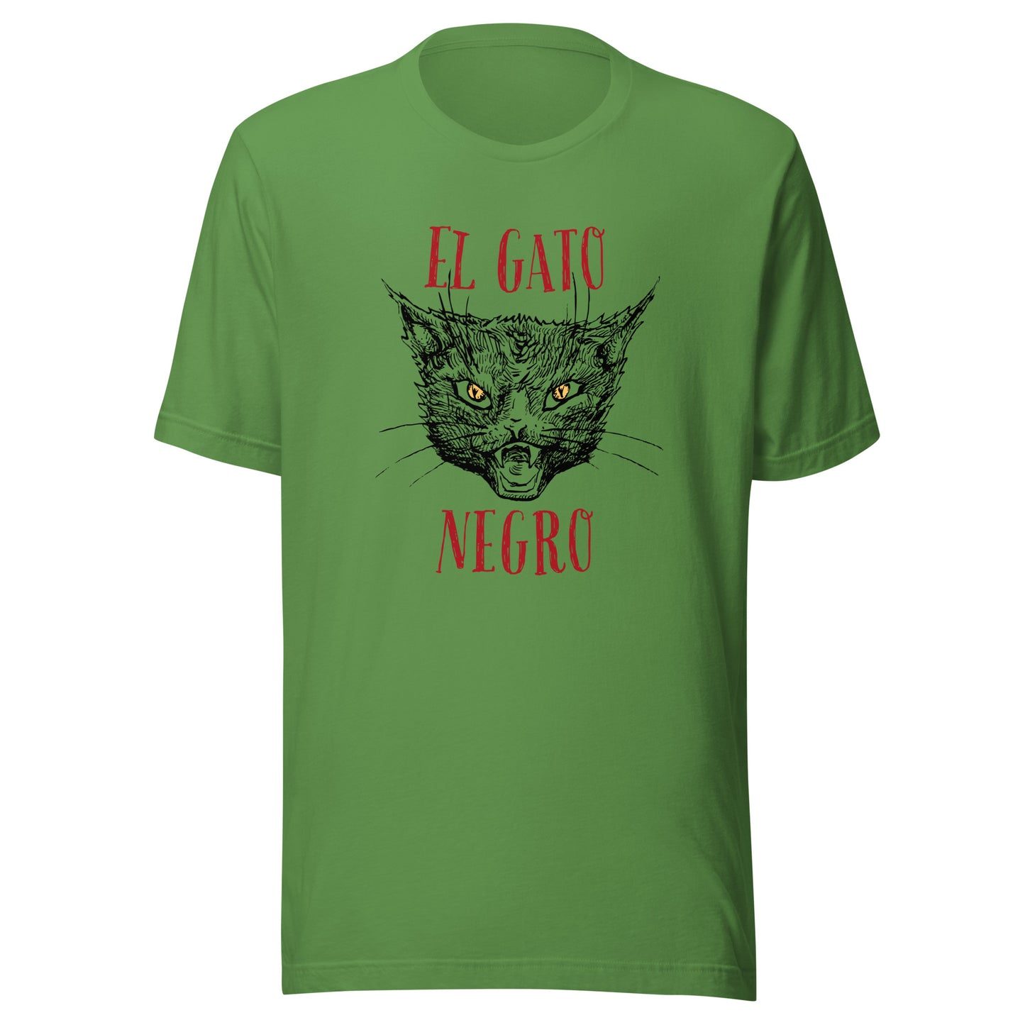 El Gato Negro illustration Unisex t-shirt