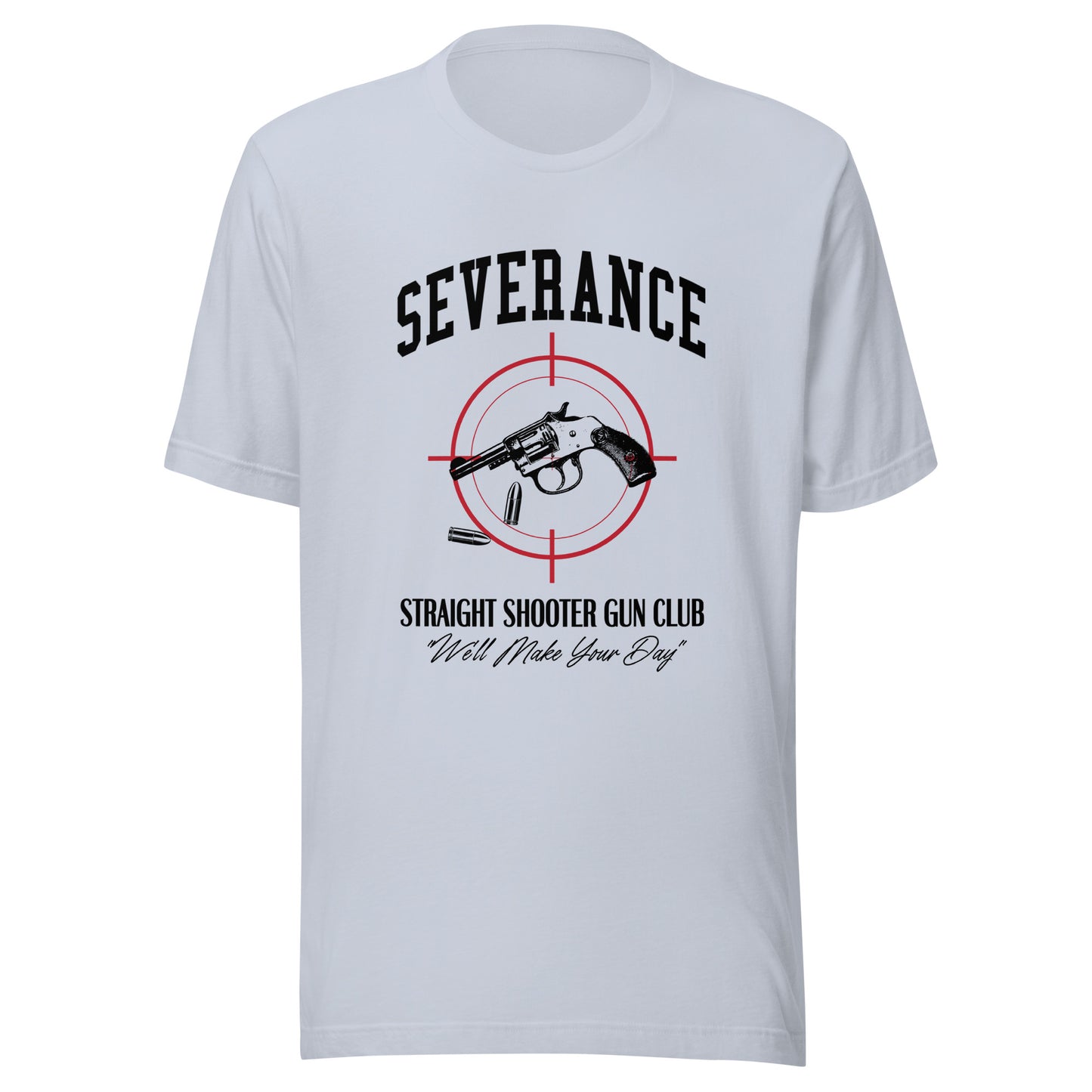 SEVERANCE Straight Shooter Gun Club Unisex t-shirt