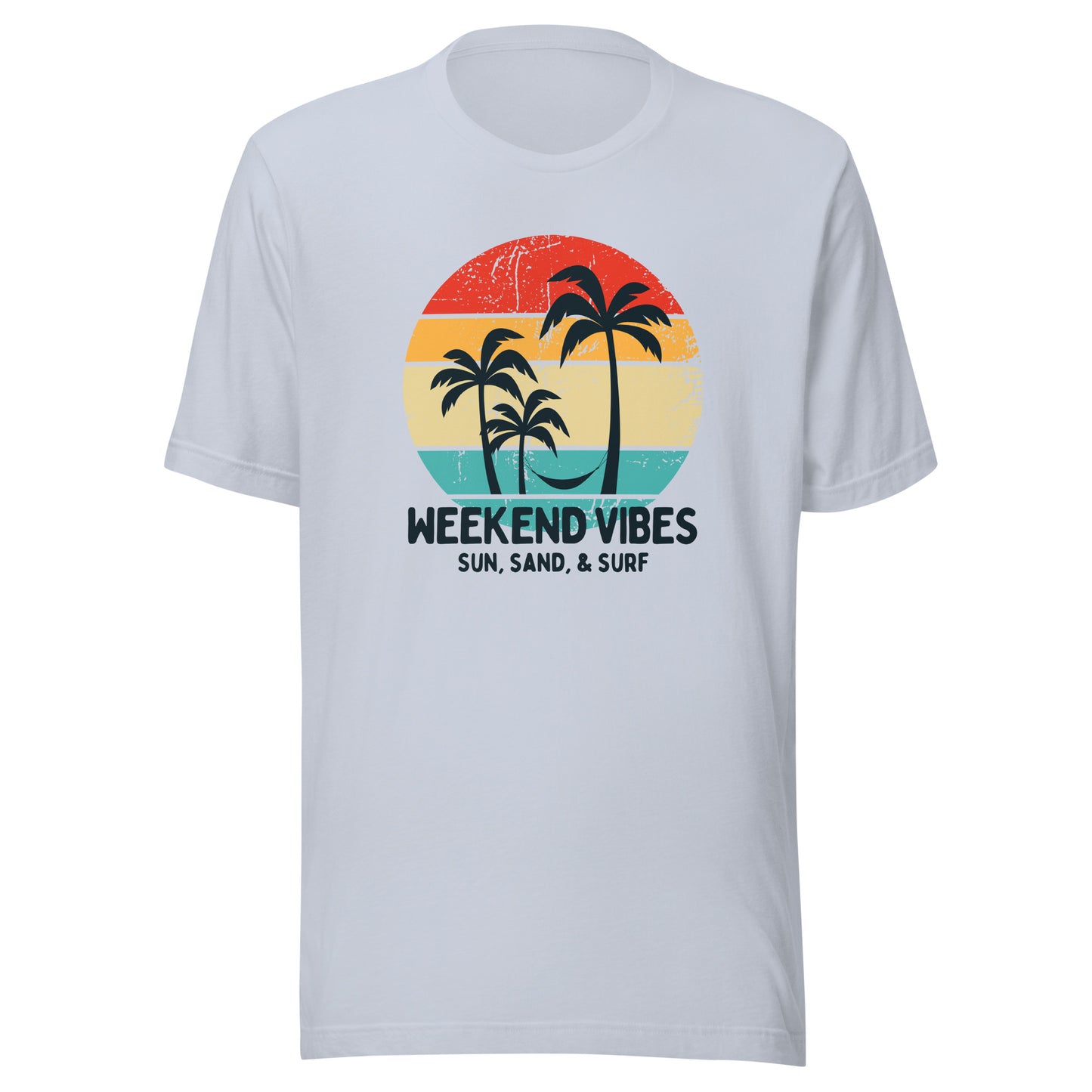 Weekend Vibes Sun Sand Surf Unisex t-shirt