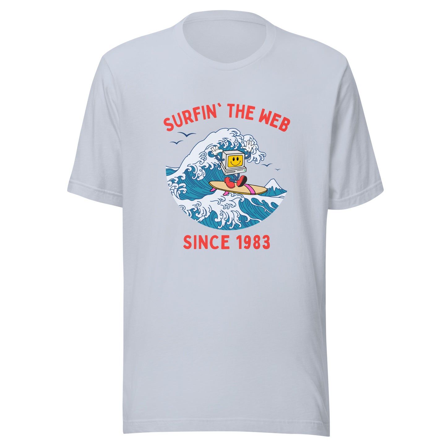 Surfin' The Web Since 1983 Unisex t-shirt