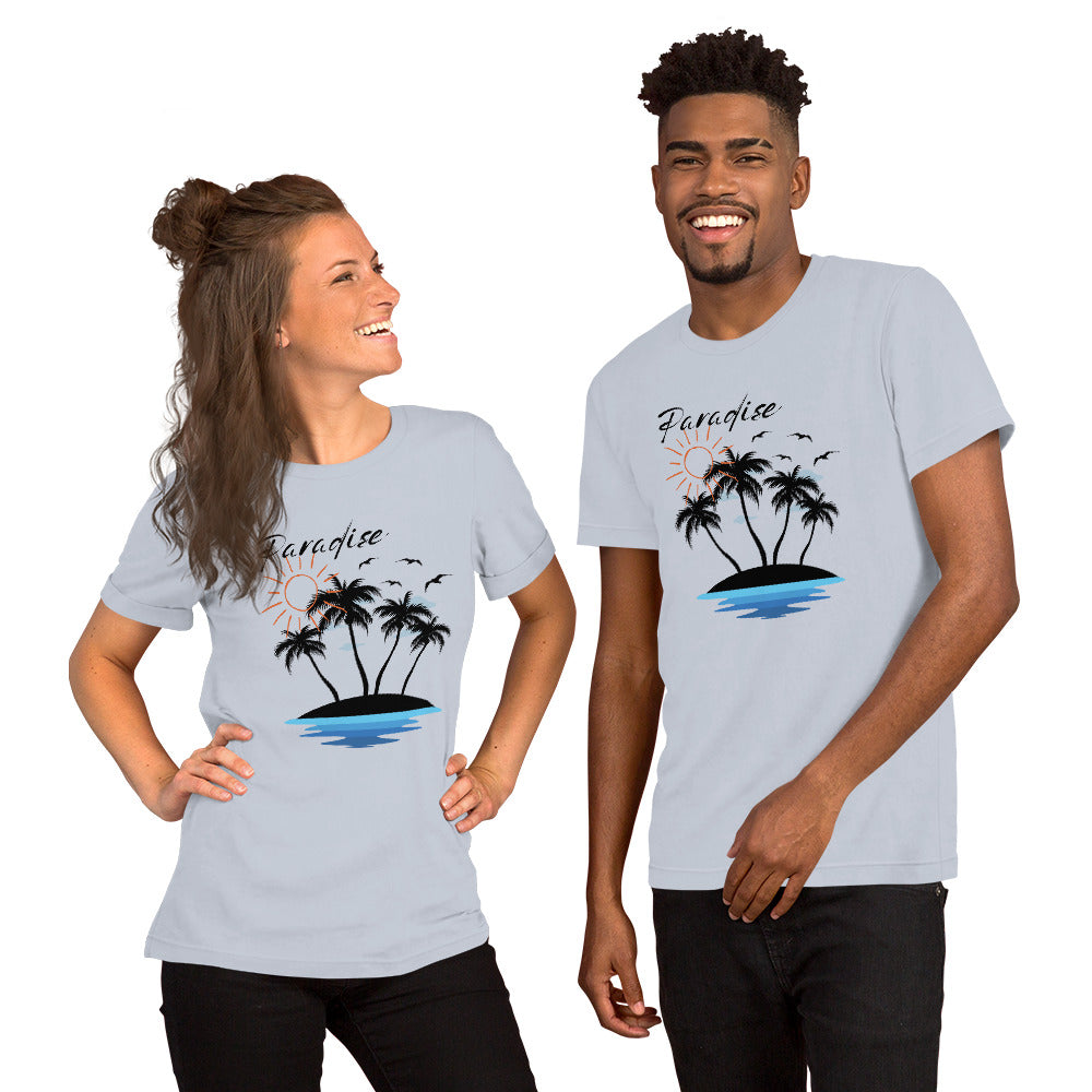 Paradise Beach Awaits Unisex t-shirt