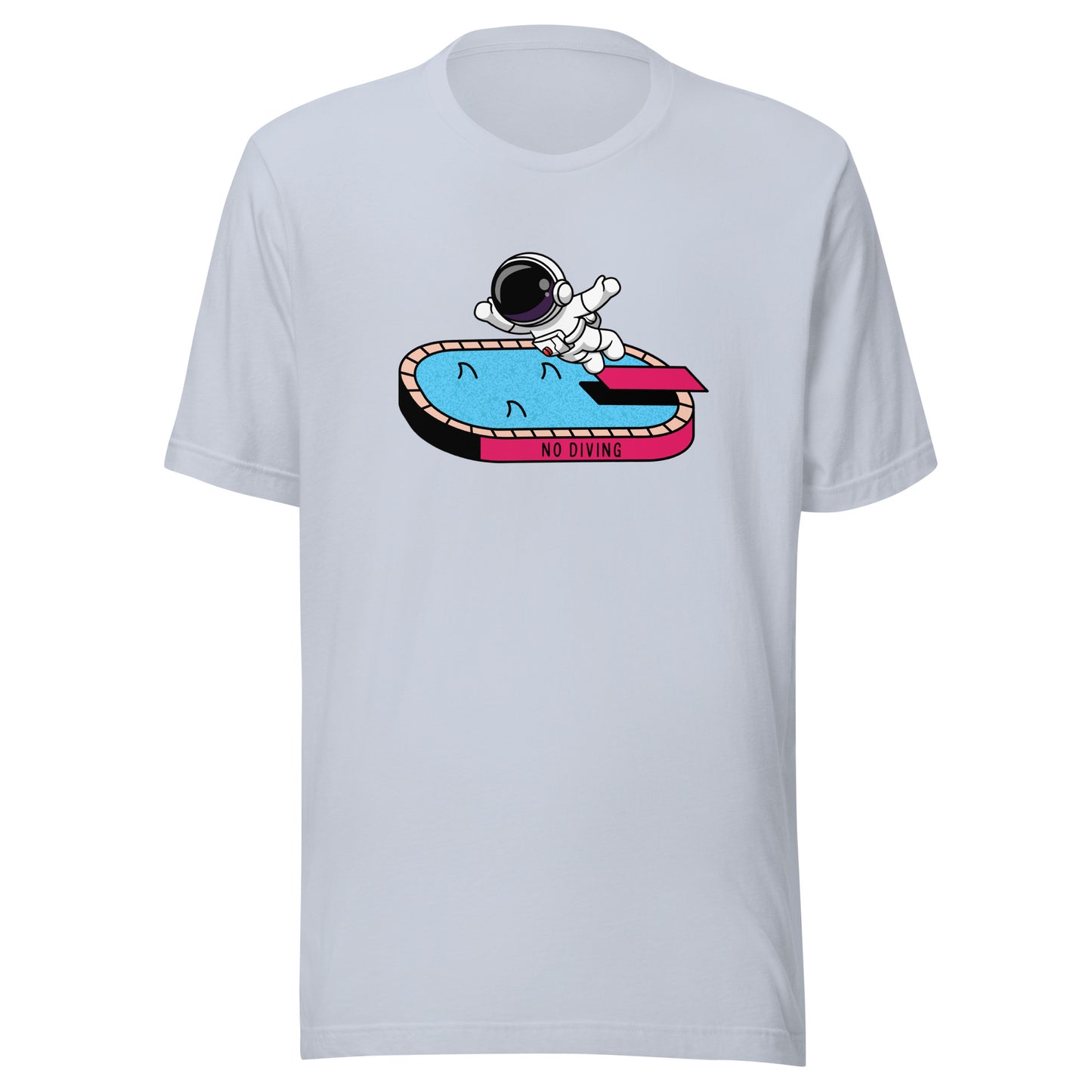 NO DIVING astronaut fun Unisex t-shirt