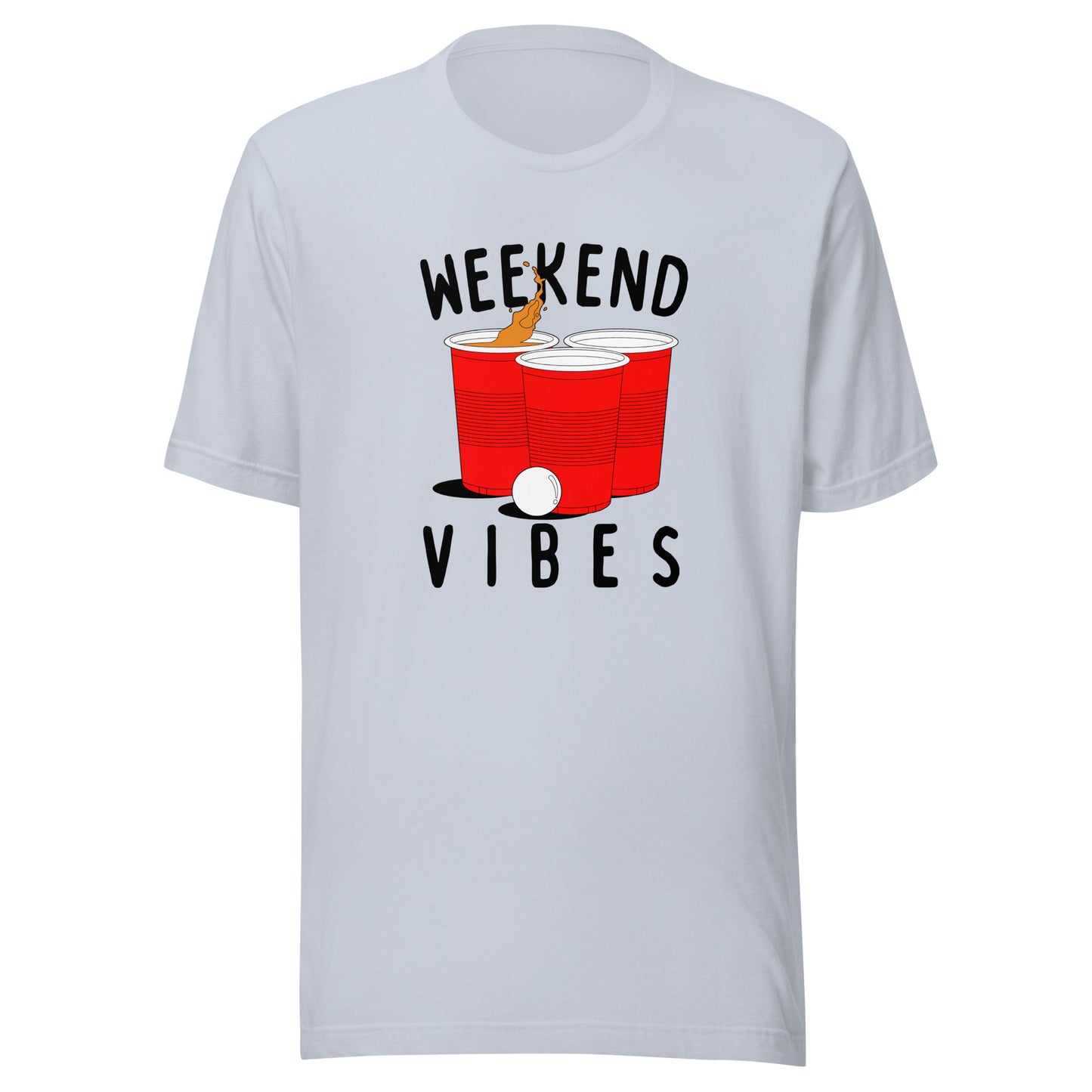 Weekend Vibes Beer Pong Unisex t-shirt