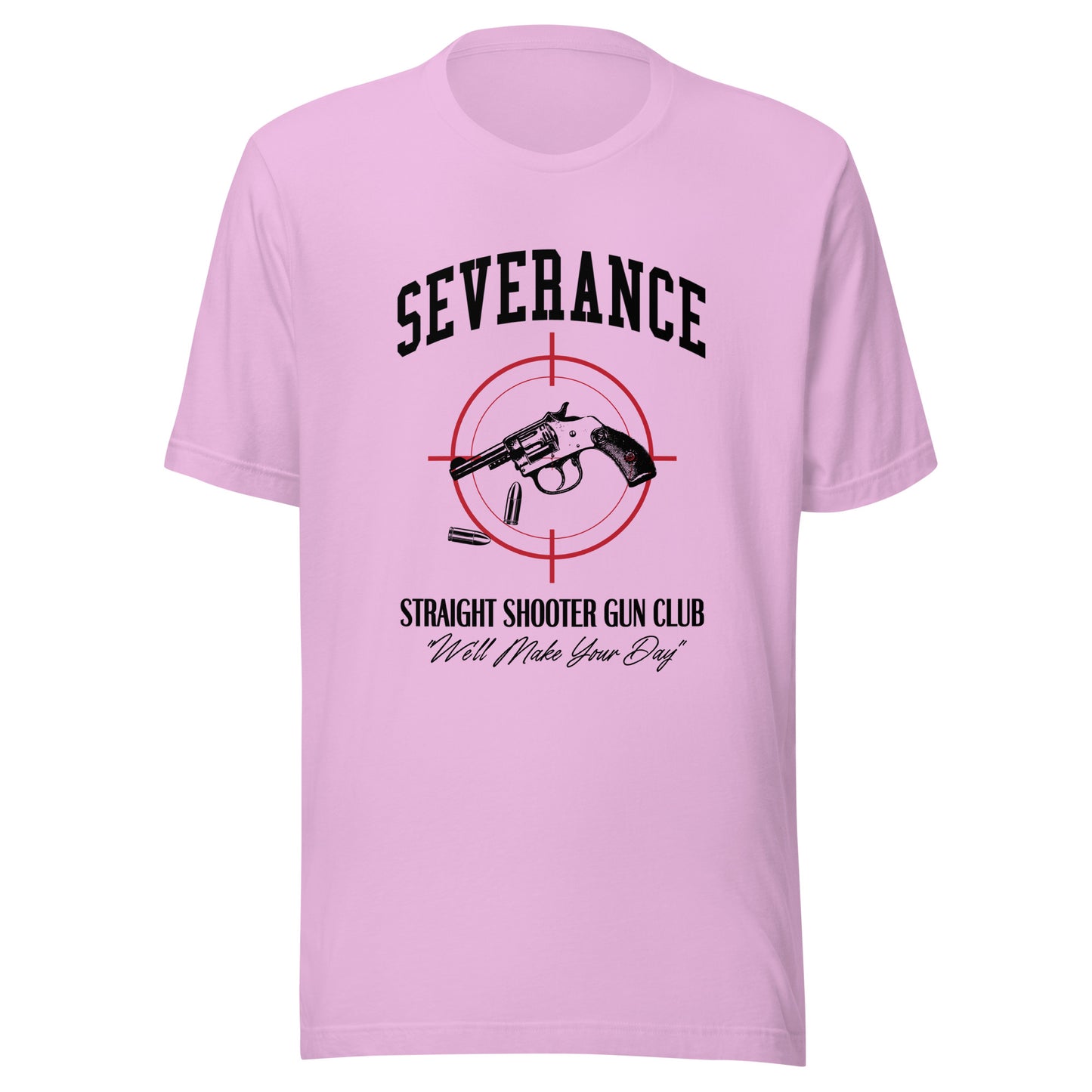 SEVERANCE Straight Shooter Gun Club Unisex t-shirt
