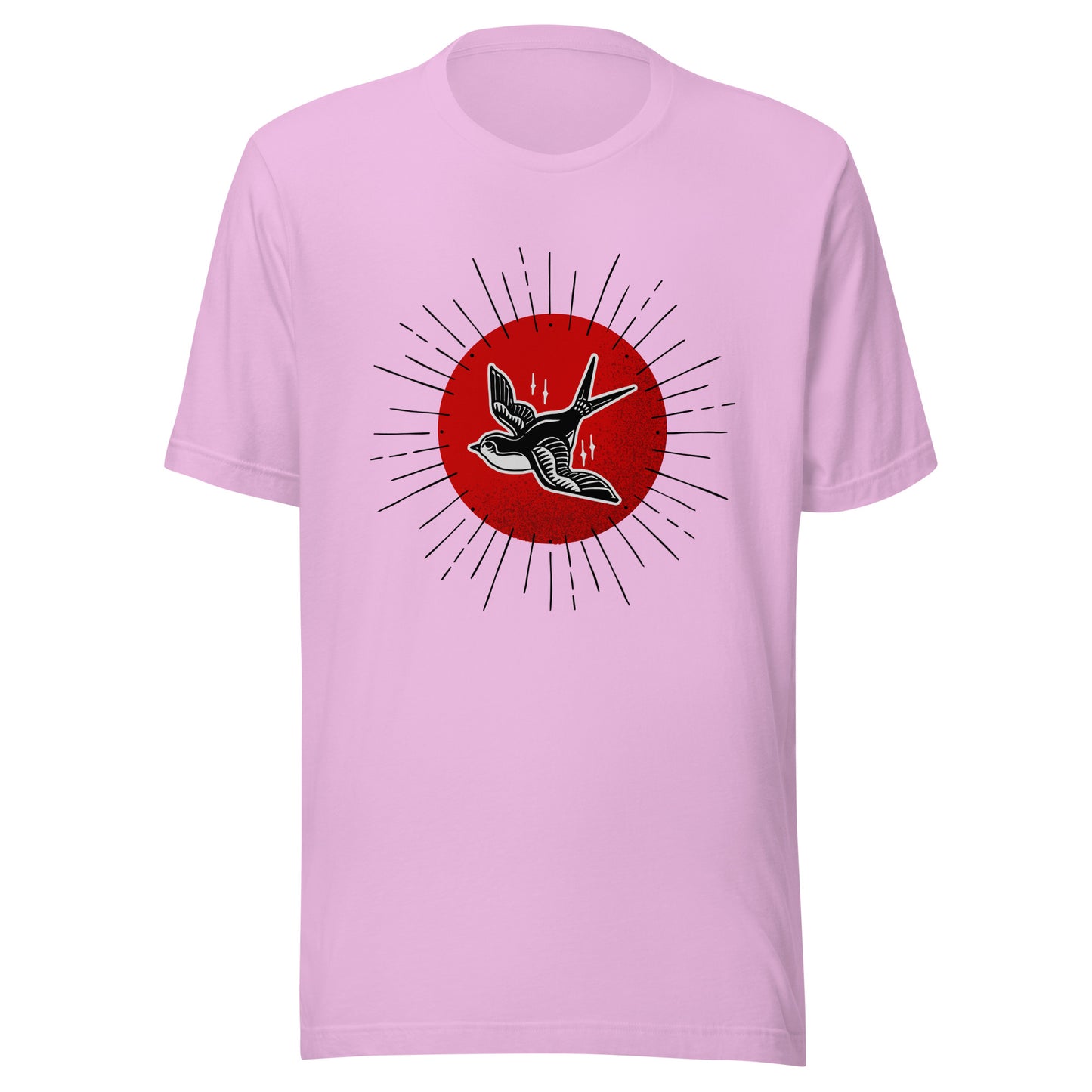 Red Sun Sparrow Unisex t-shirt