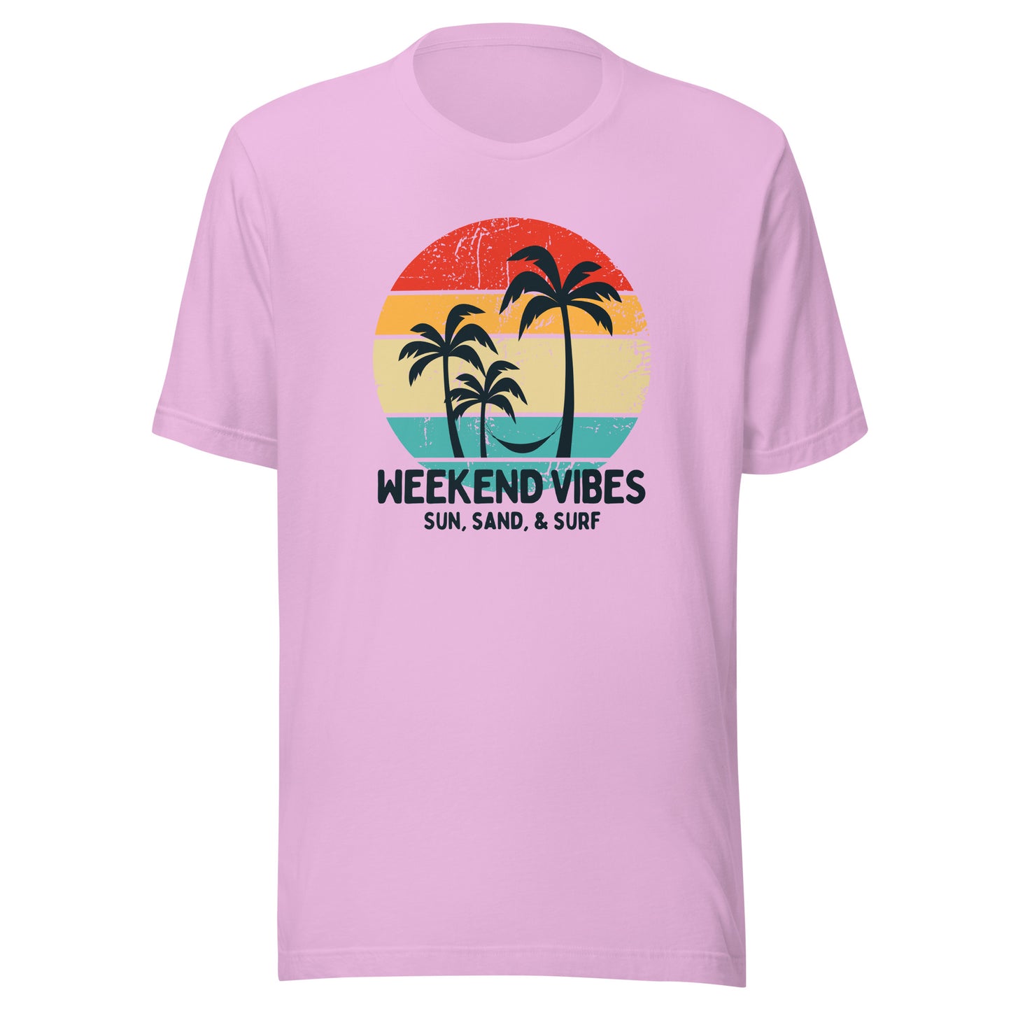 Weekend Vibes Sun Sand Surf Unisex t-shirt