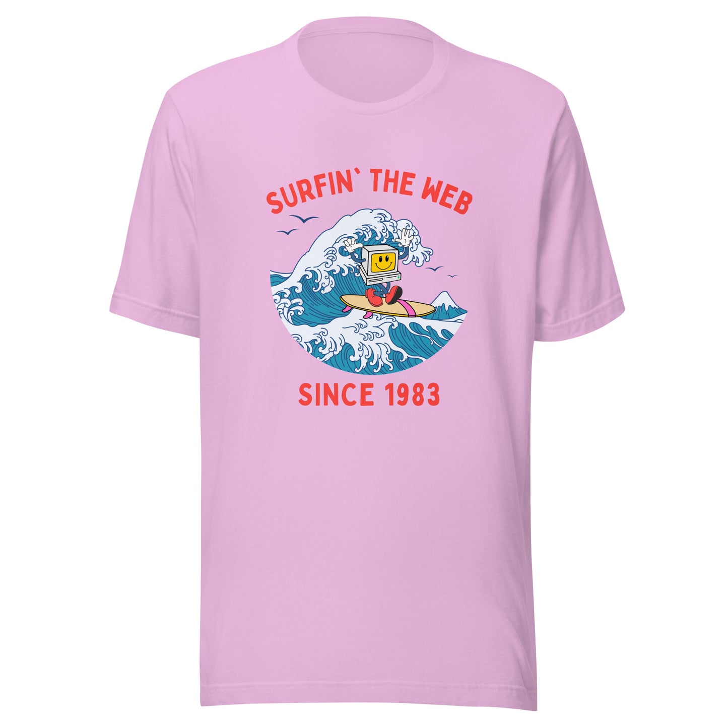 Surfin' The Web Since 1983 Unisex t-shirt