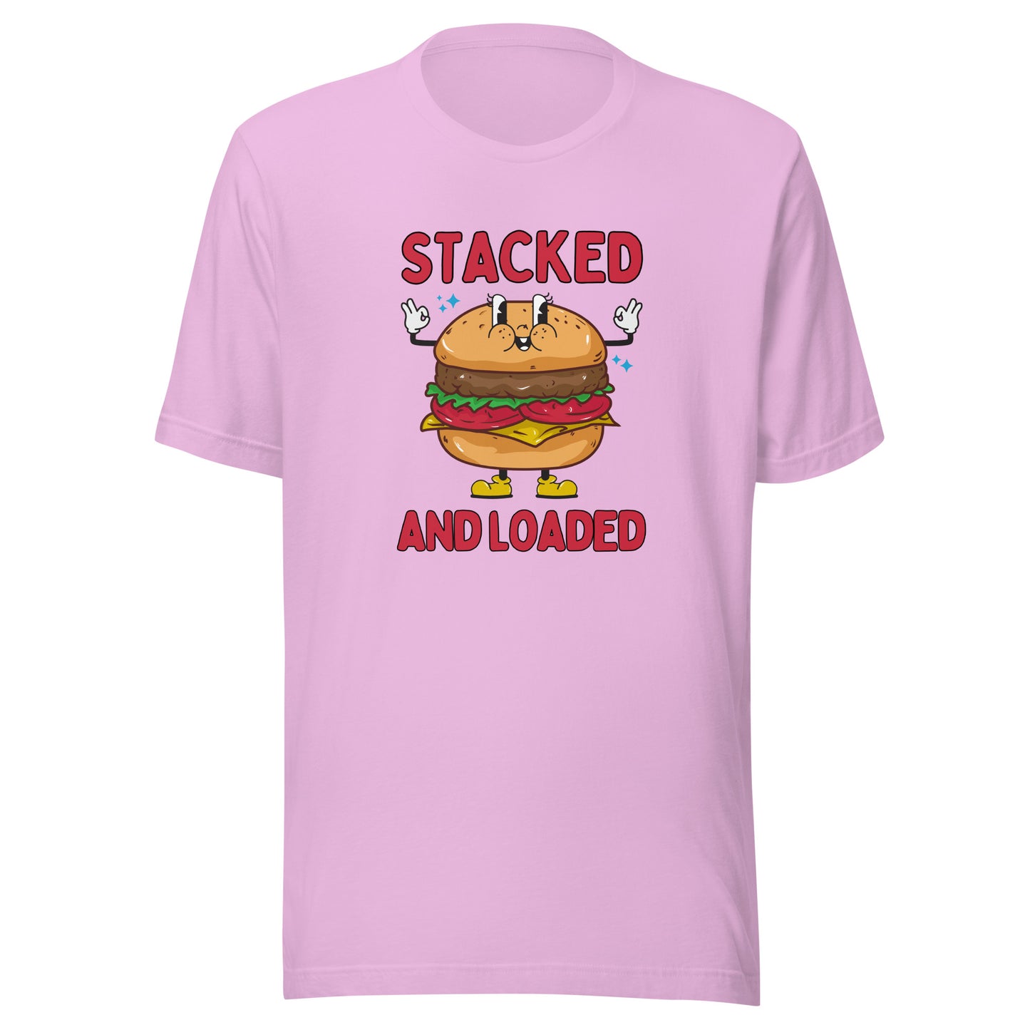 STACKED and LOADED burger boy Unisex t-shirt