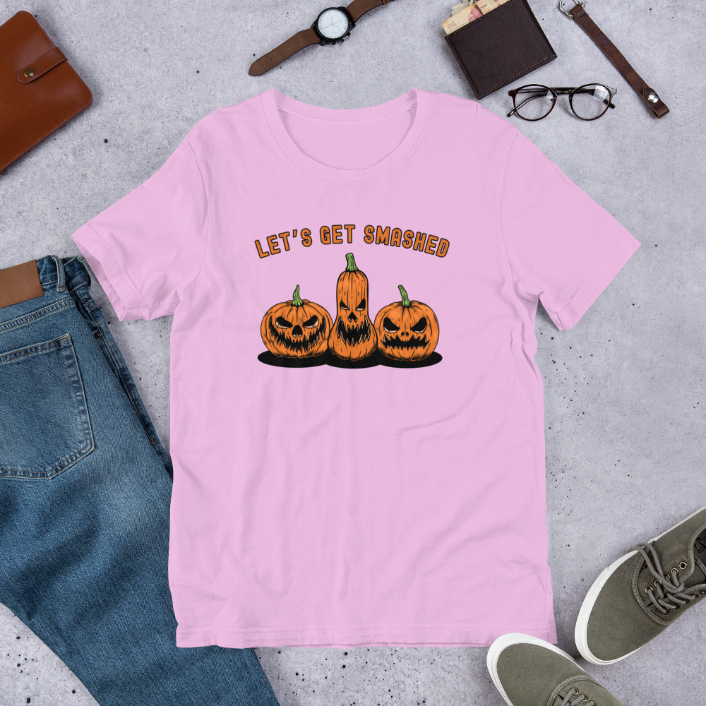 Let's Get SMASHED pumpkins Unisex t-shirt