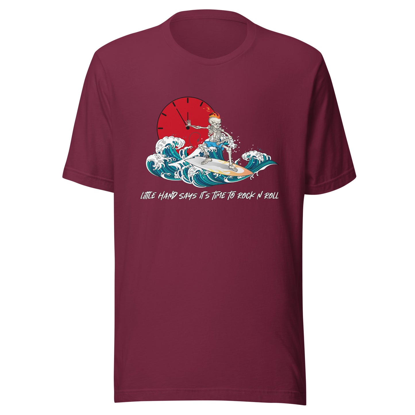Little hand says it's time to Rock N Roll Unisex t-shirt