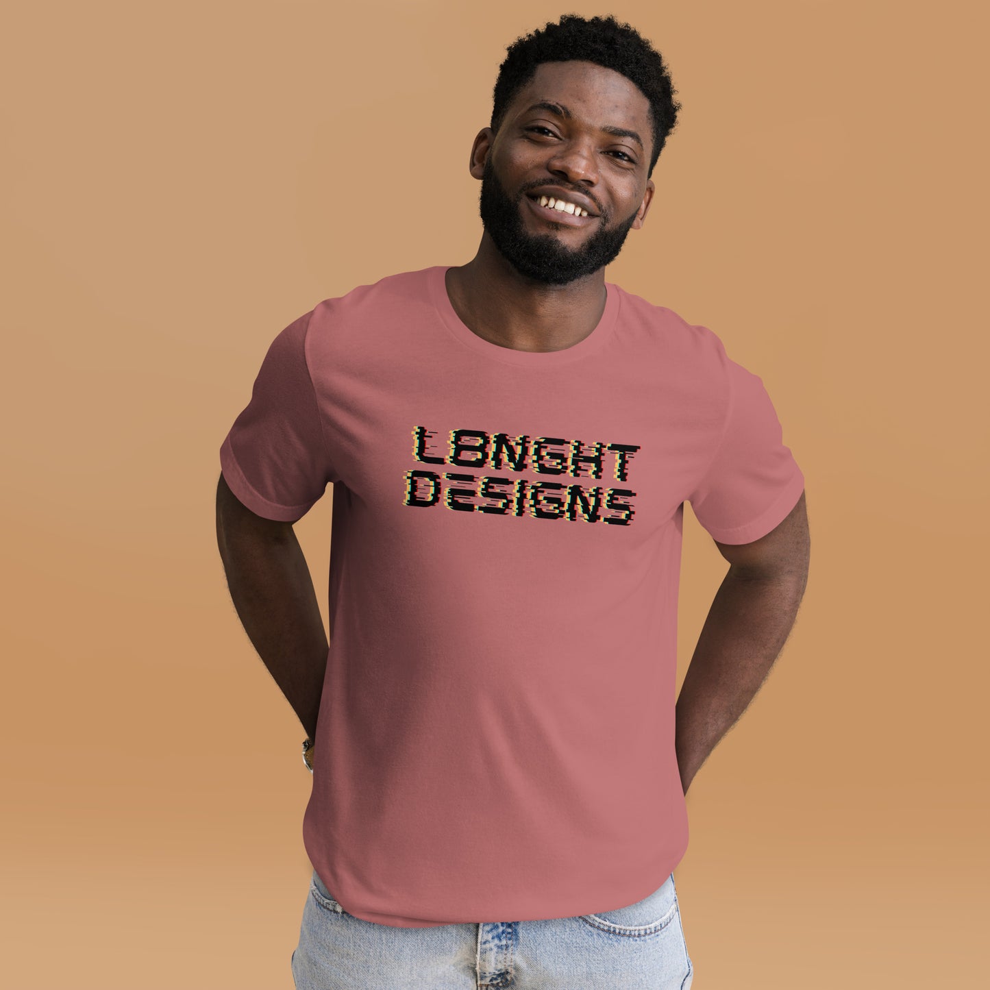 L8NGHT Designs Glitch Unisex t-shirt