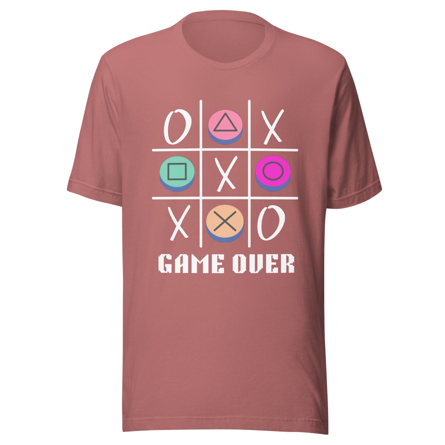 Game Over tic tac toe Unisex t-shirt