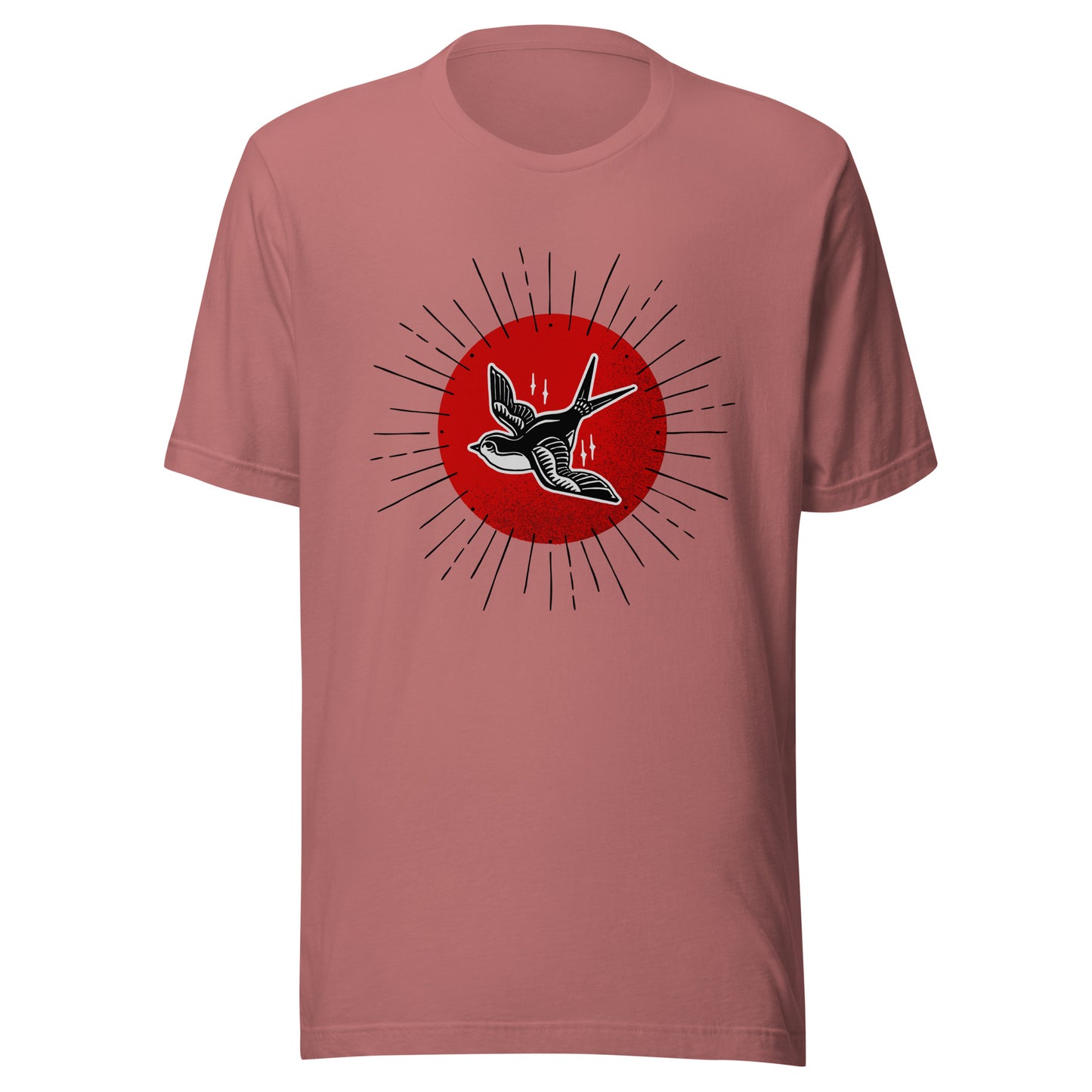 Red Sun Sparrow Unisex t-shirt