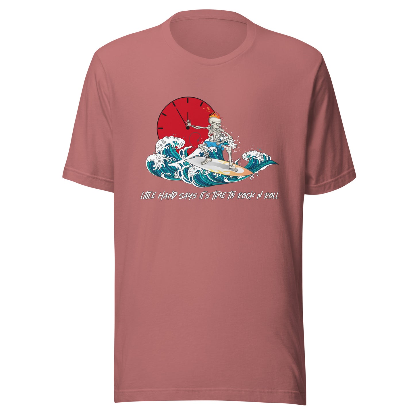 Little hand says it's time to Rock N Roll Unisex t-shirt