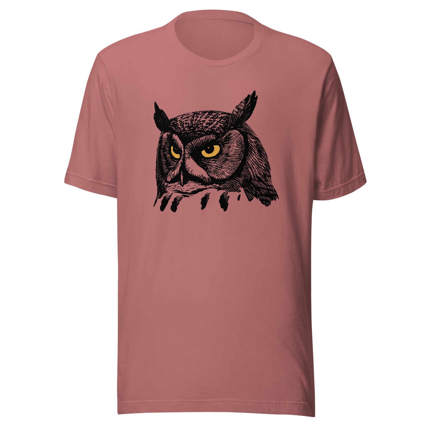 Golden Eye Owl Unisex t-shirt