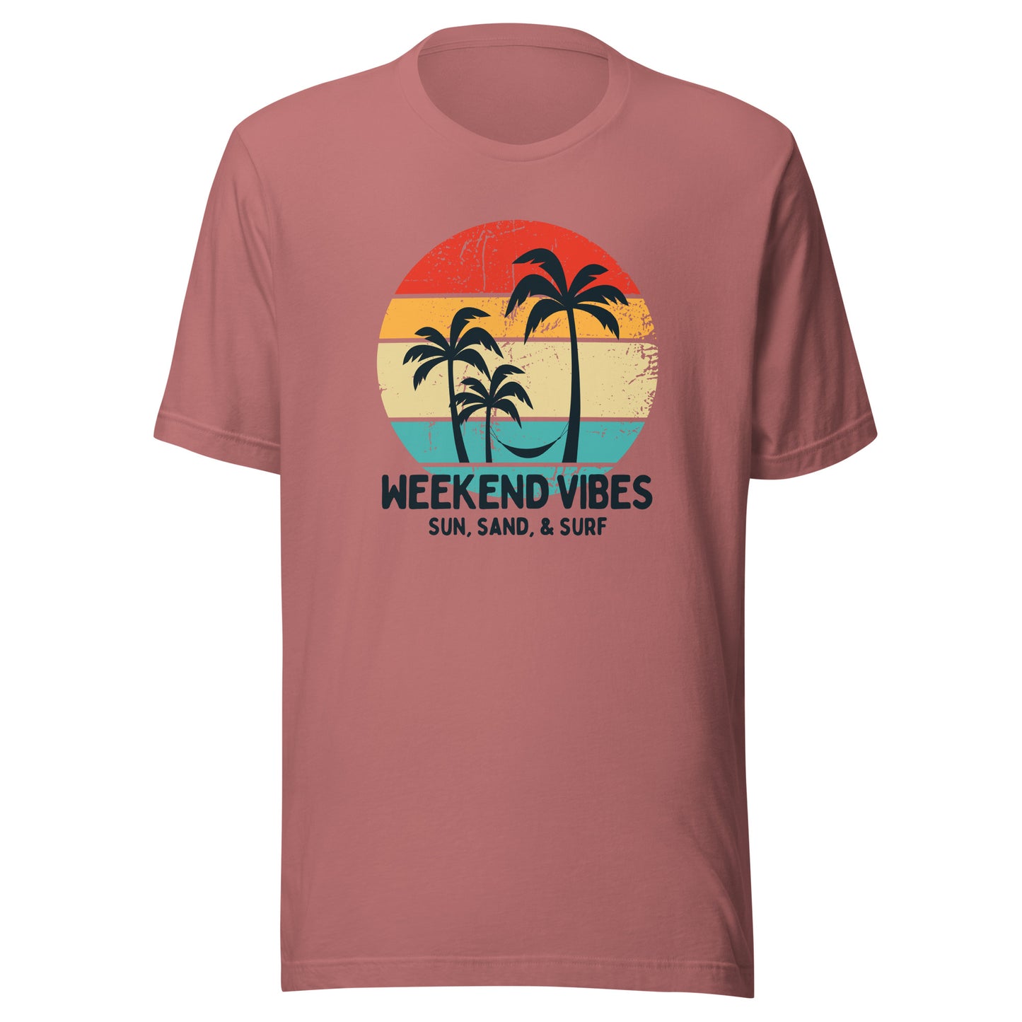 Weekend Vibes Sun Sand Surf Unisex t-shirt