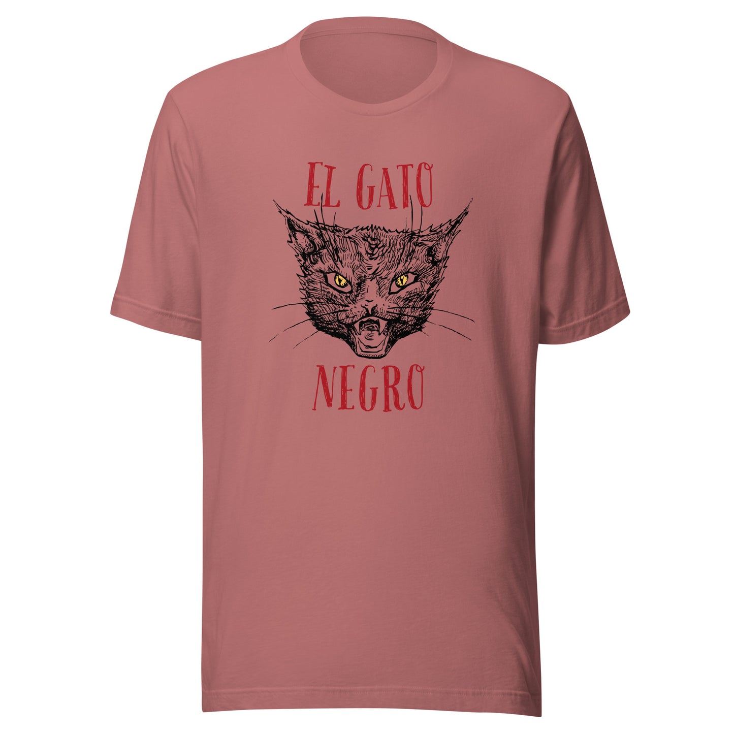 El Gato Negro illustration Unisex t-shirt