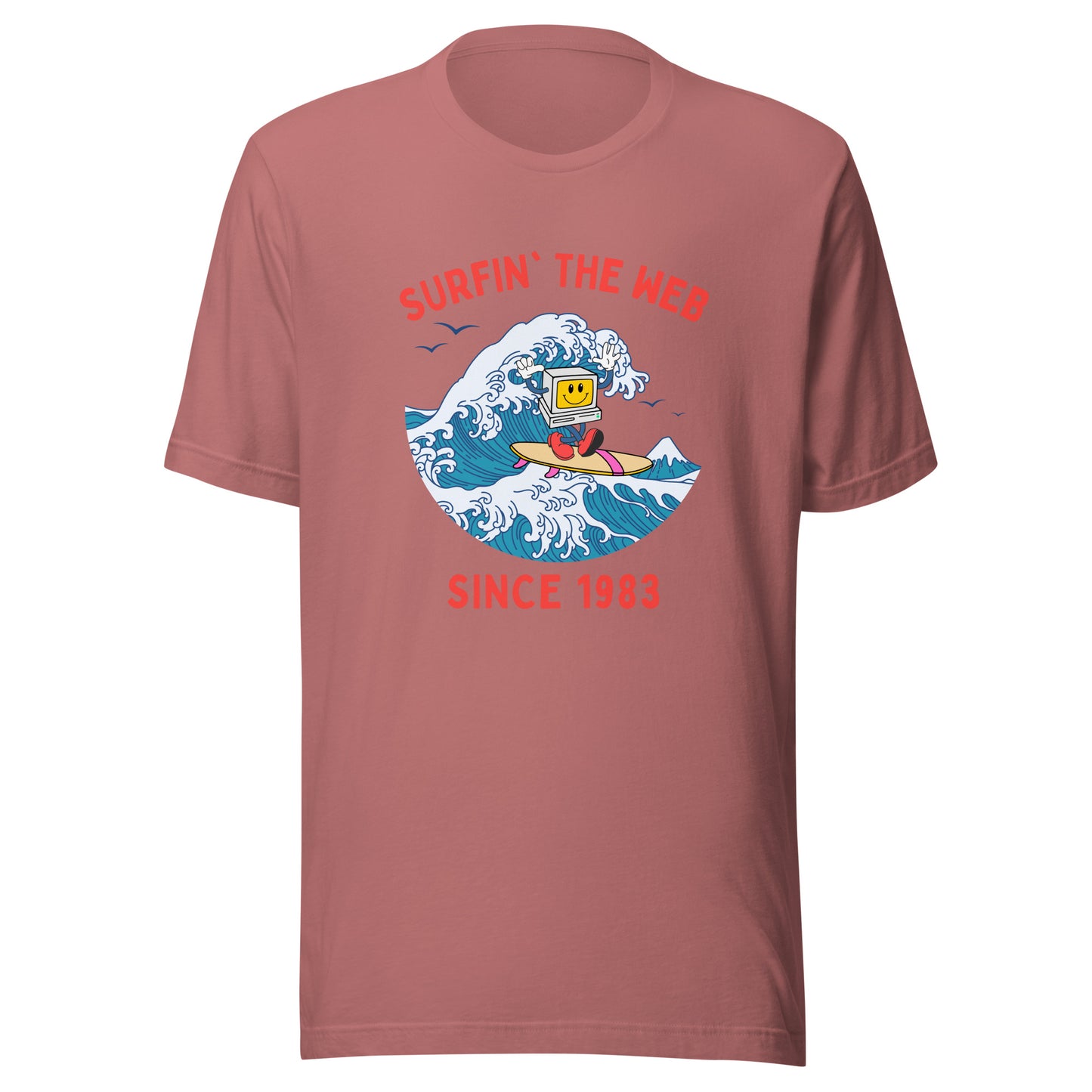 Surfin' The Web Since 1983 Unisex t-shirt