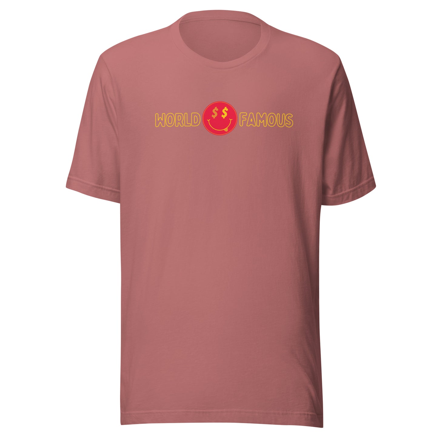 World Famous Smiley Unisex t-shirt