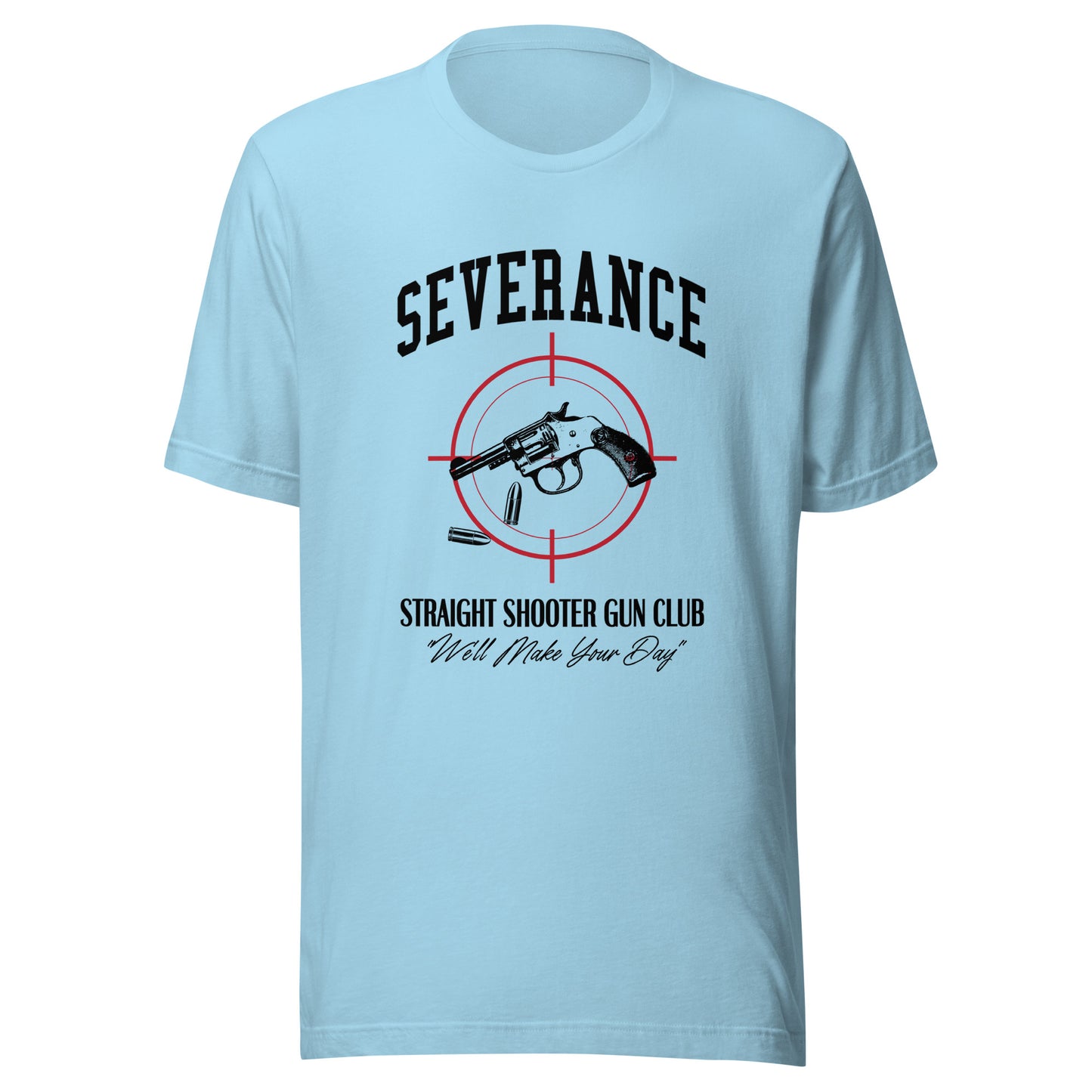 SEVERANCE Straight Shooter Gun Club Unisex t-shirt
