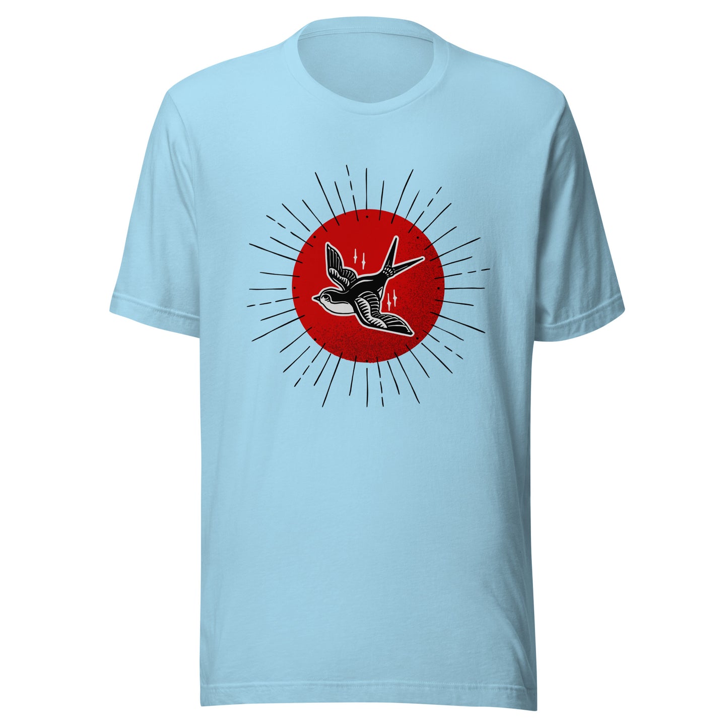 Red Sun Sparrow Unisex t-shirt